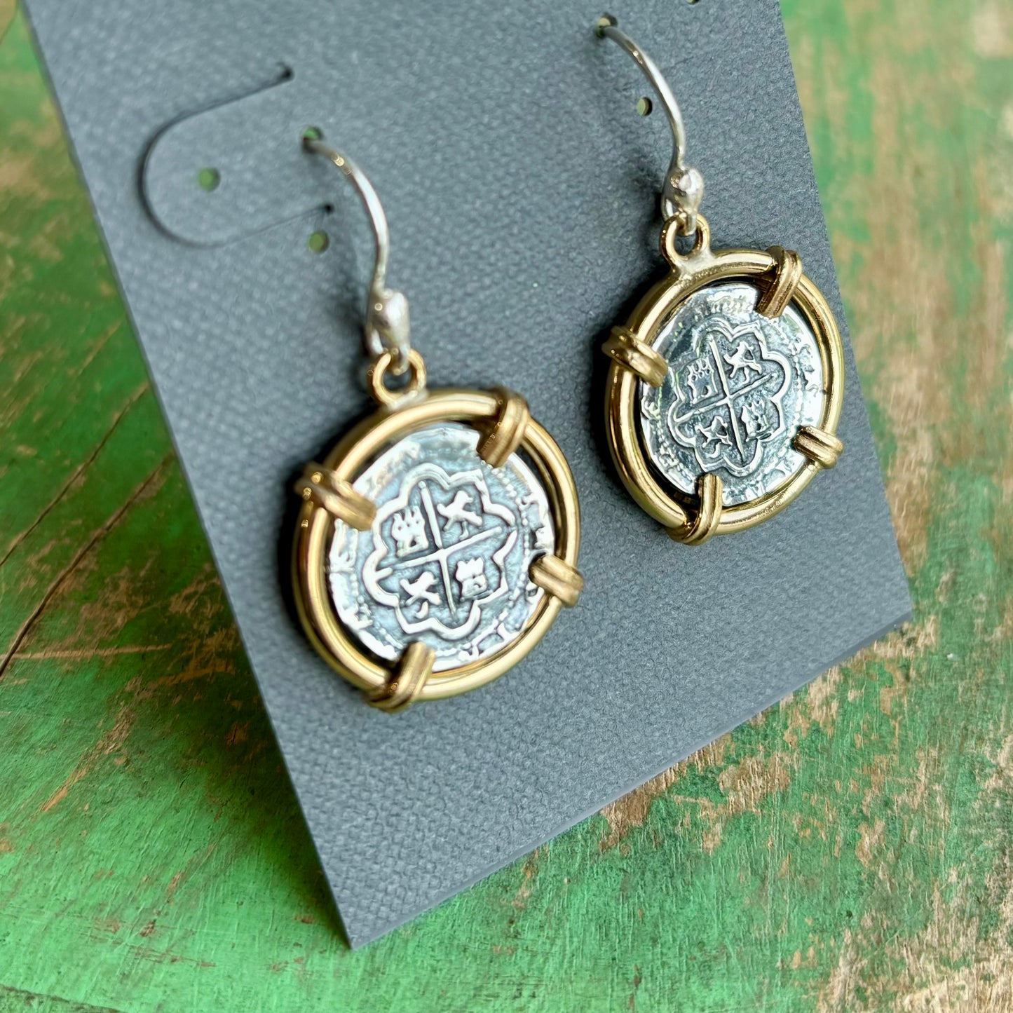 Two Tone Replica Treasure Coin Jewelry
