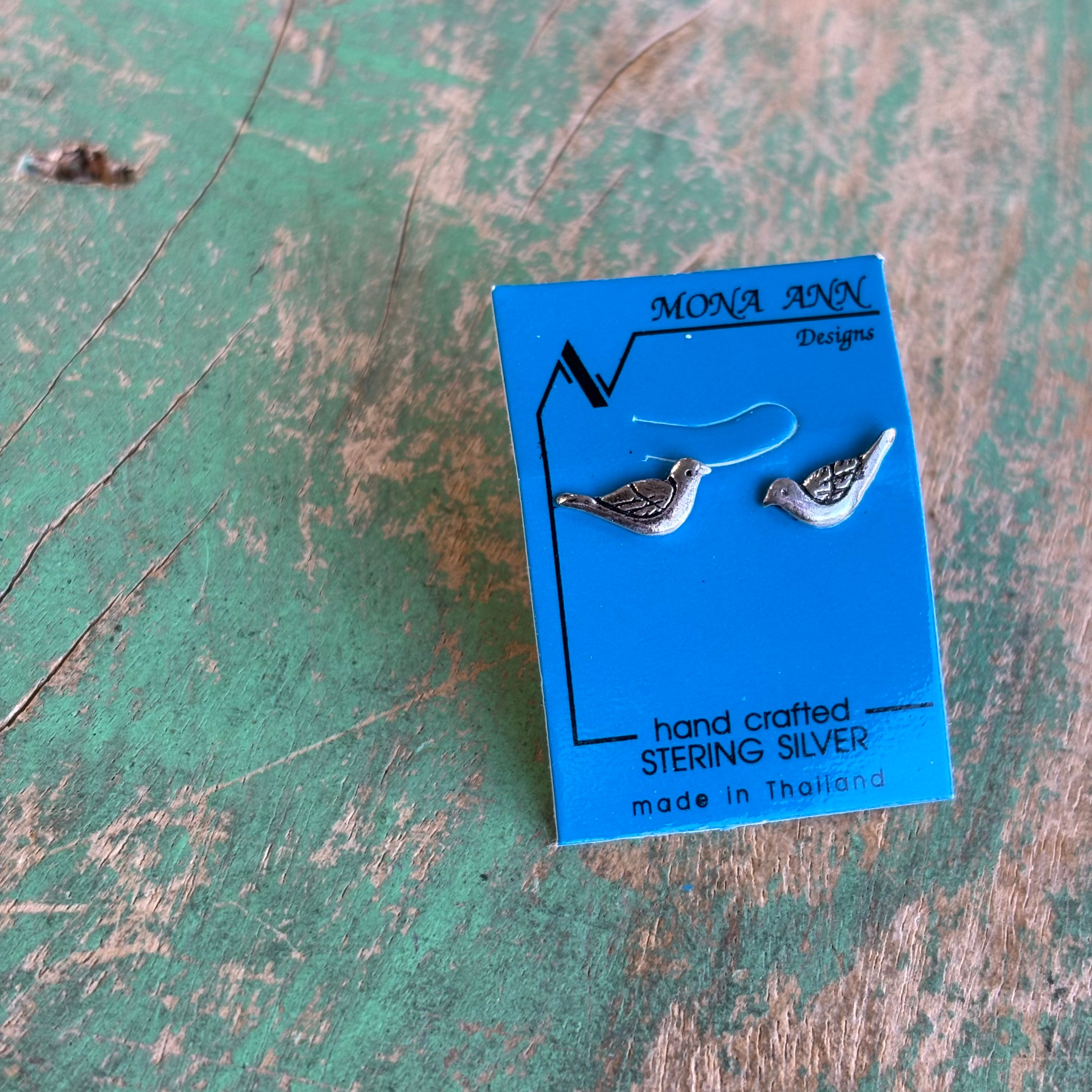 Sterling Silver Small Holy Spirit Earrings