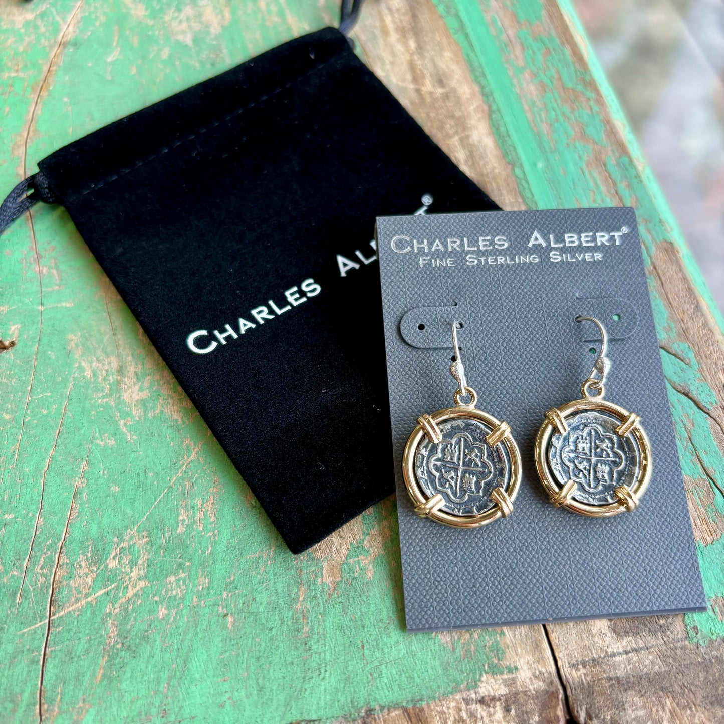 Two Tone Replica Treasure Coin Jewelry