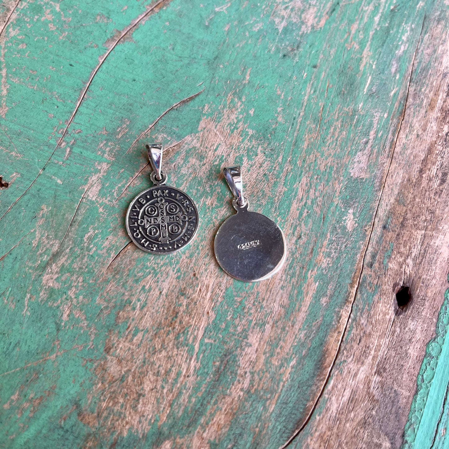 Sterling Silver St Benedict Medallions