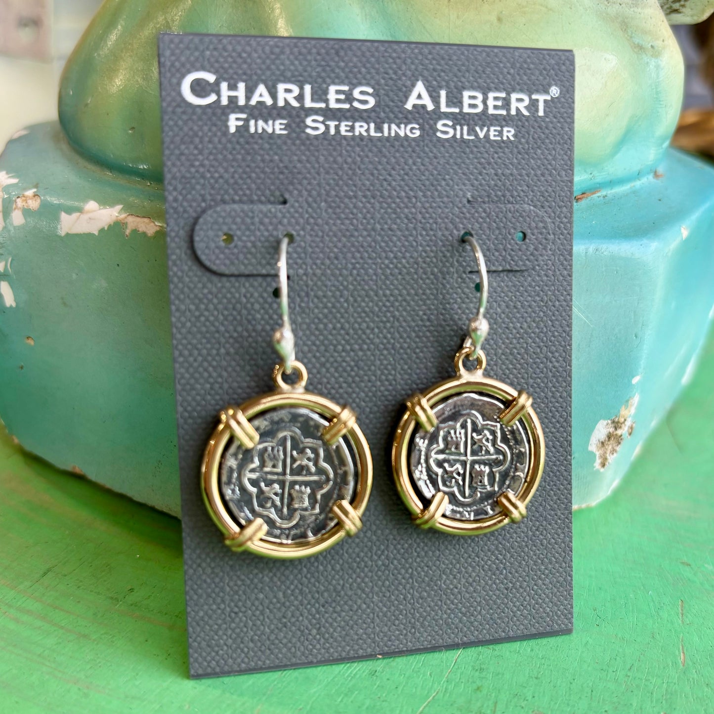 Two Tone Replica Treasure Coin Jewelry