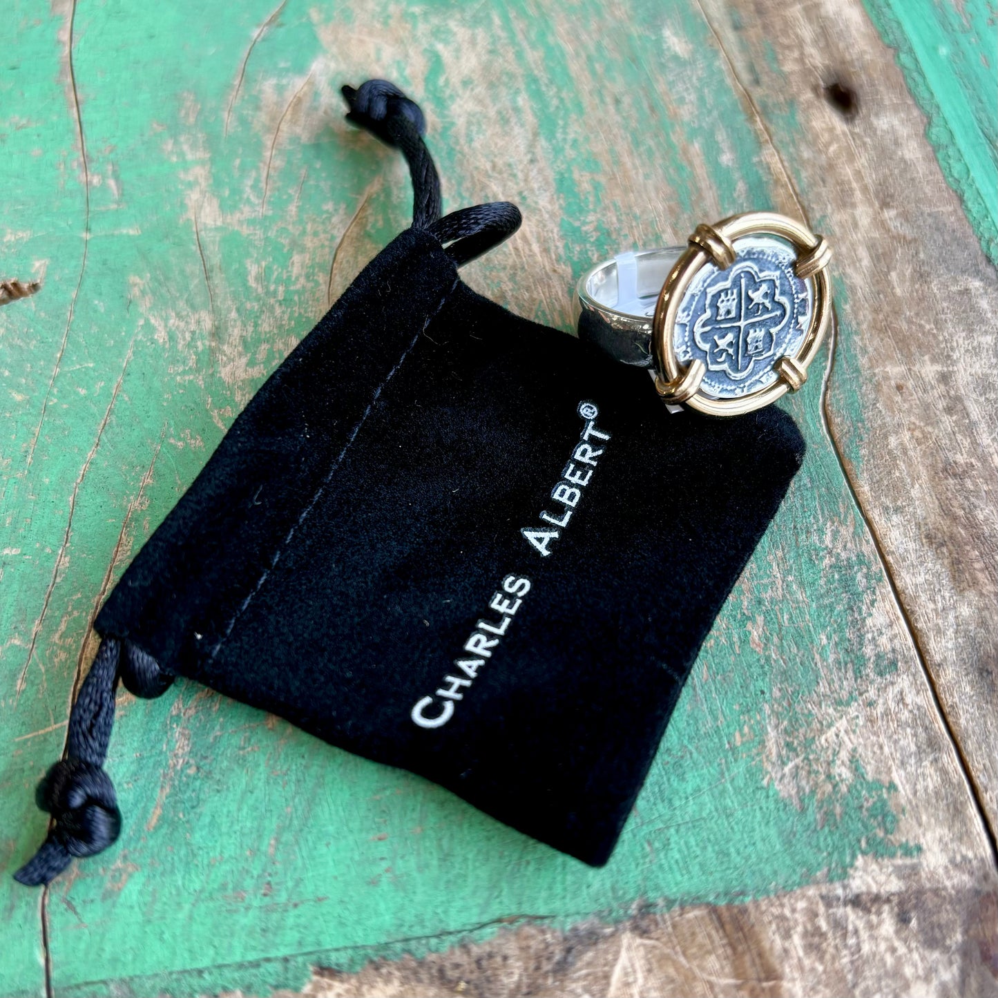 Two Tone Replica Treasure Coin Jewelry