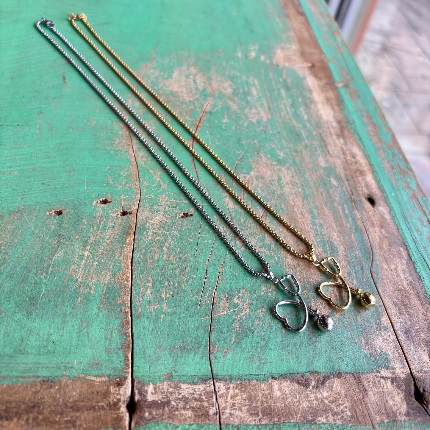 Stethoscope Love Necklace