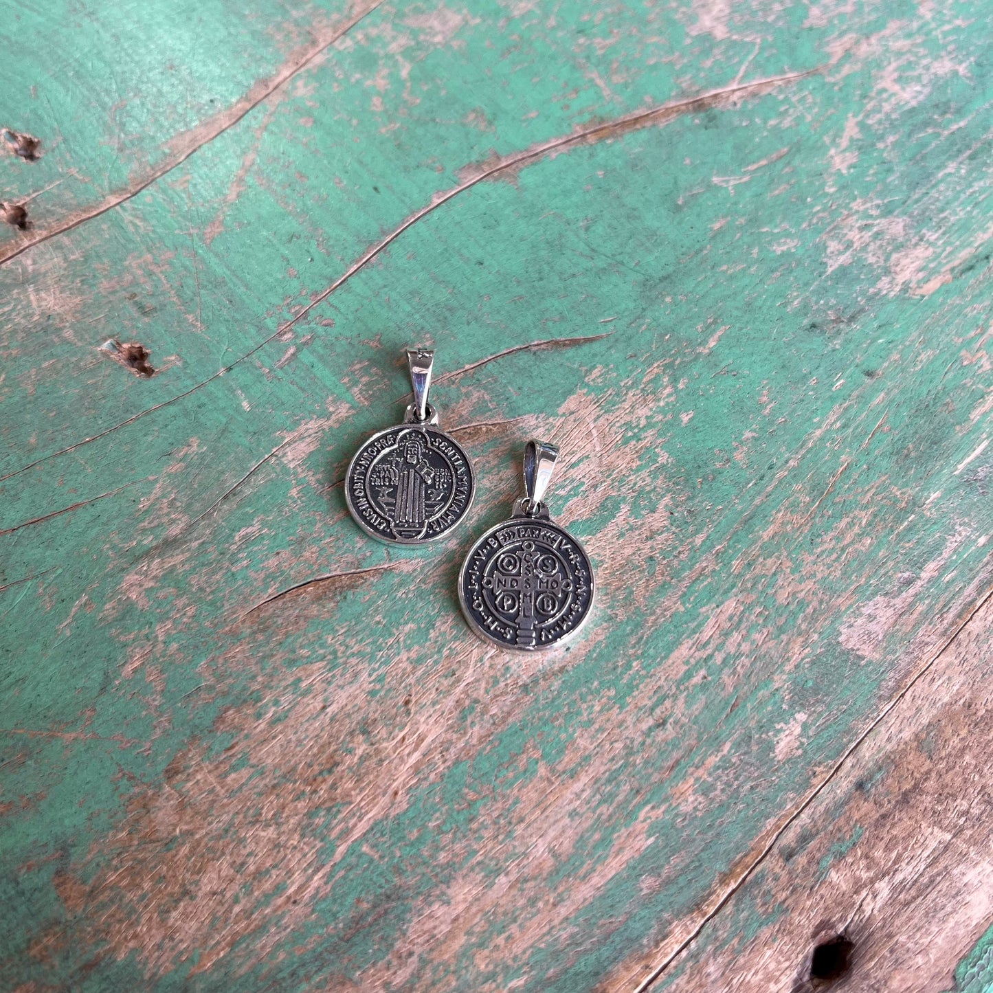 Sterling Silver St Benedict Medallions