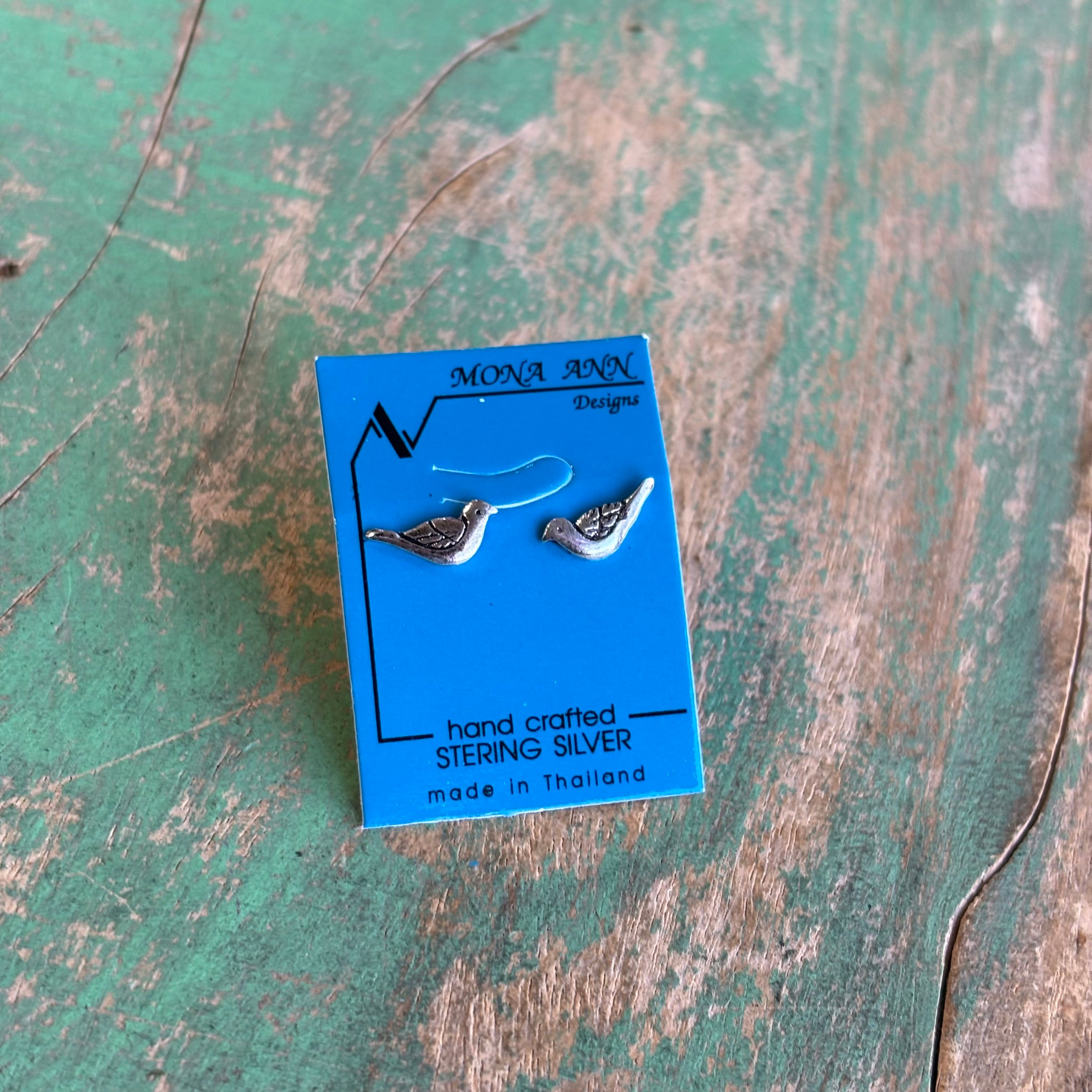 Sterling Silver Small Holy Spirit Earrings