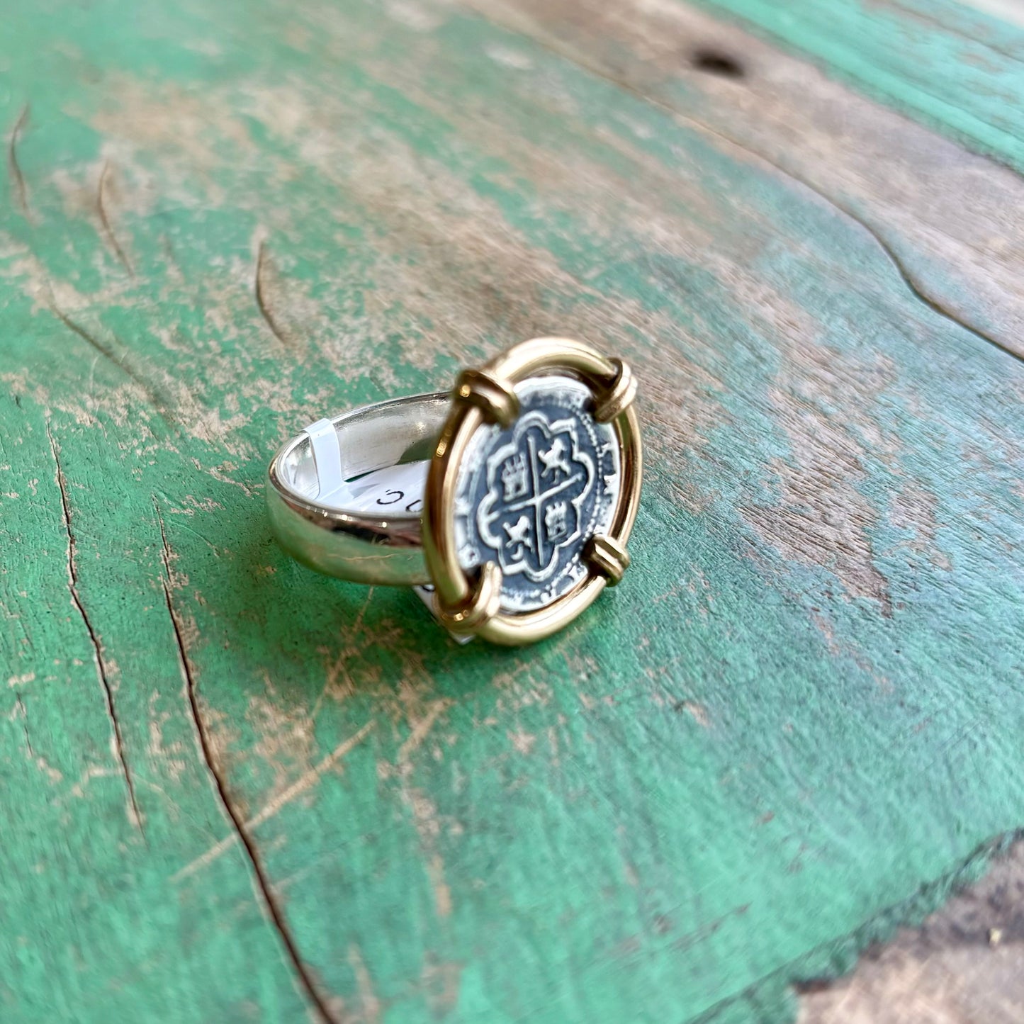 Two Tone Replica Treasure Coin Jewelry