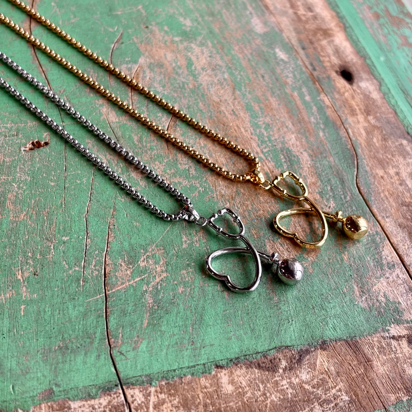 Stethoscope Love Necklace