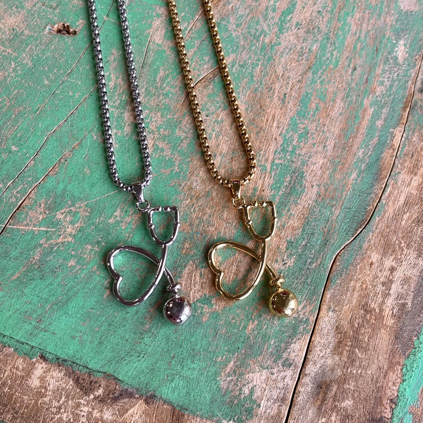 Stethoscope Love Necklace