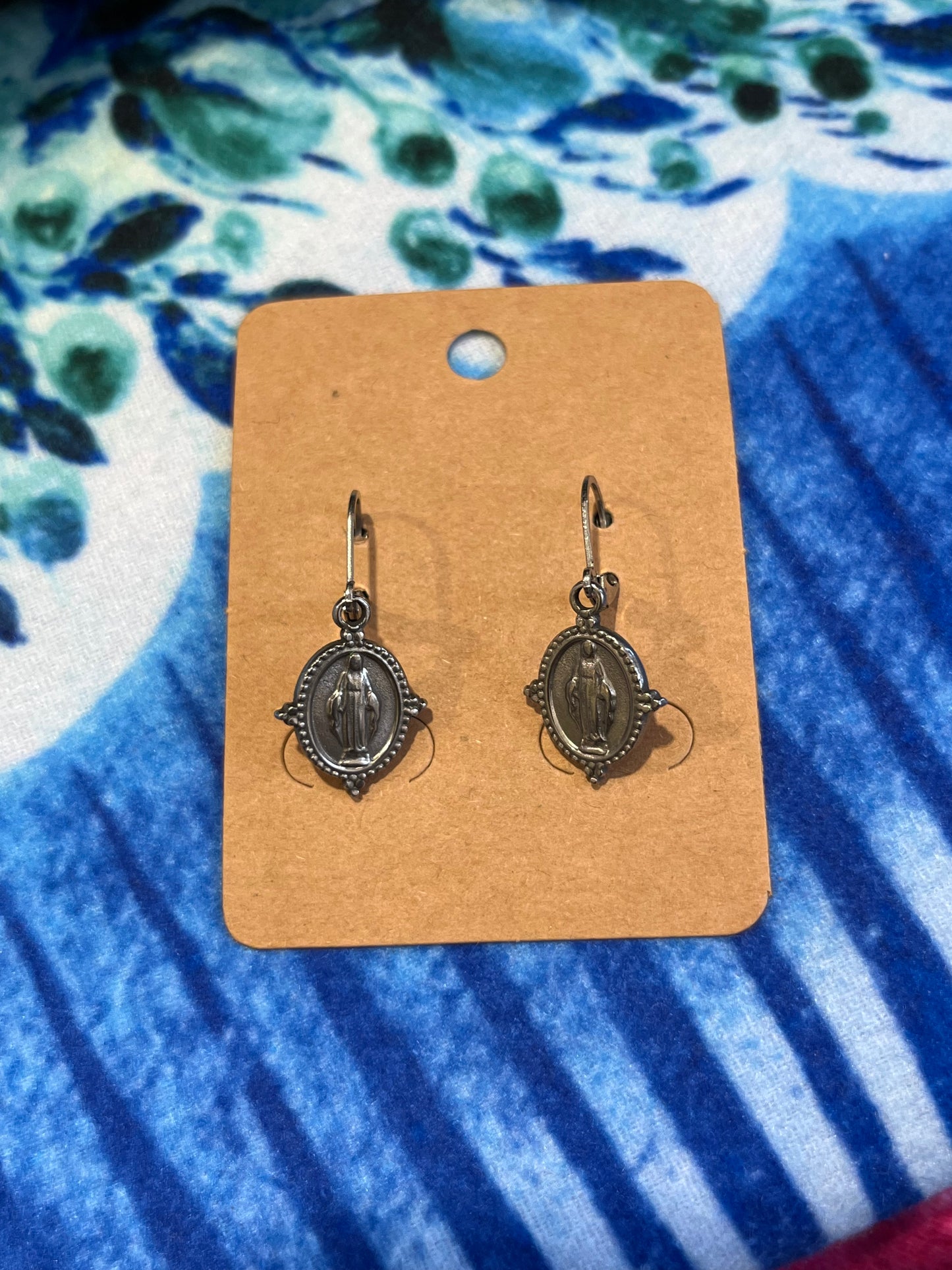 Mini Our Lady of Grace Chain and Earrings