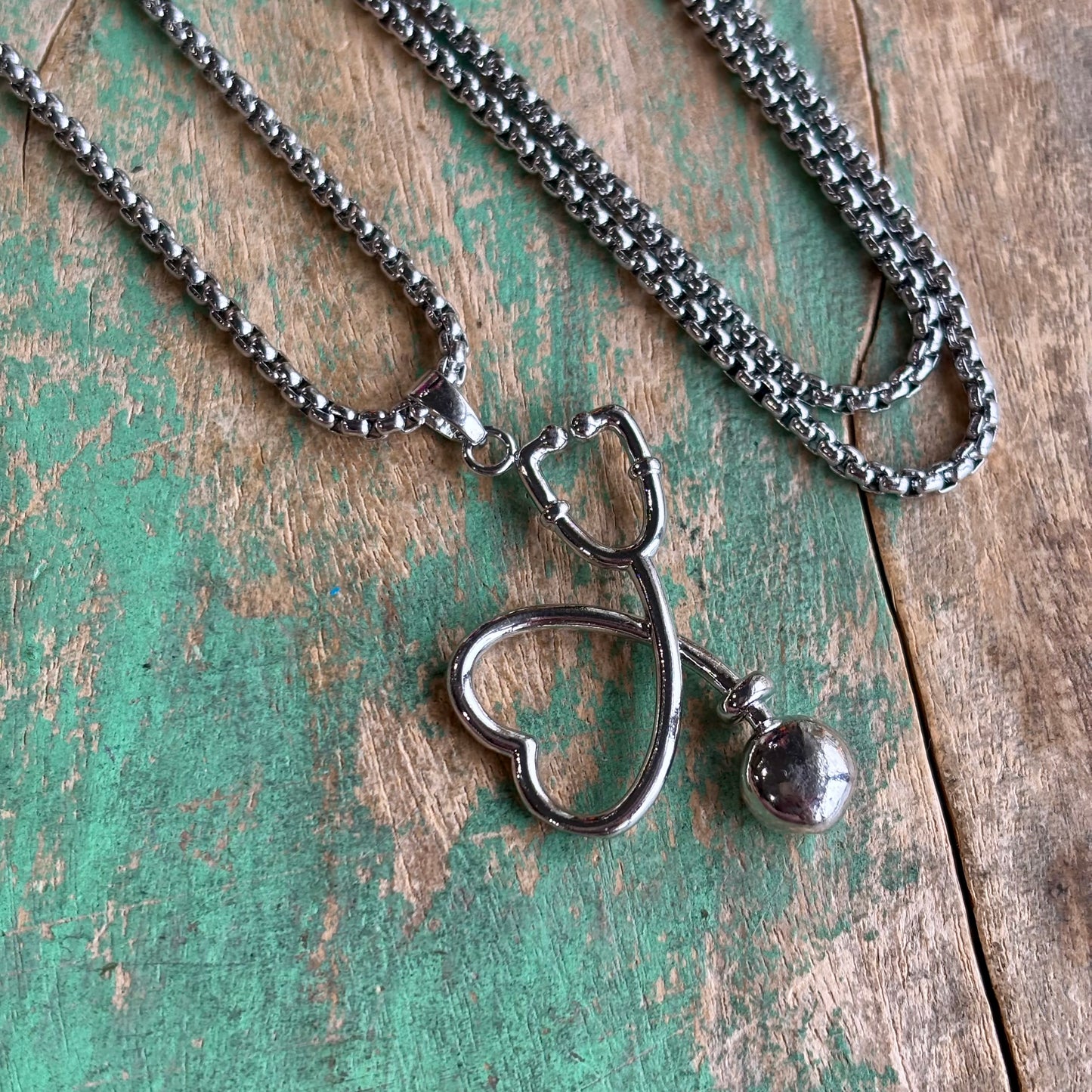 Stethoscope Love Necklace