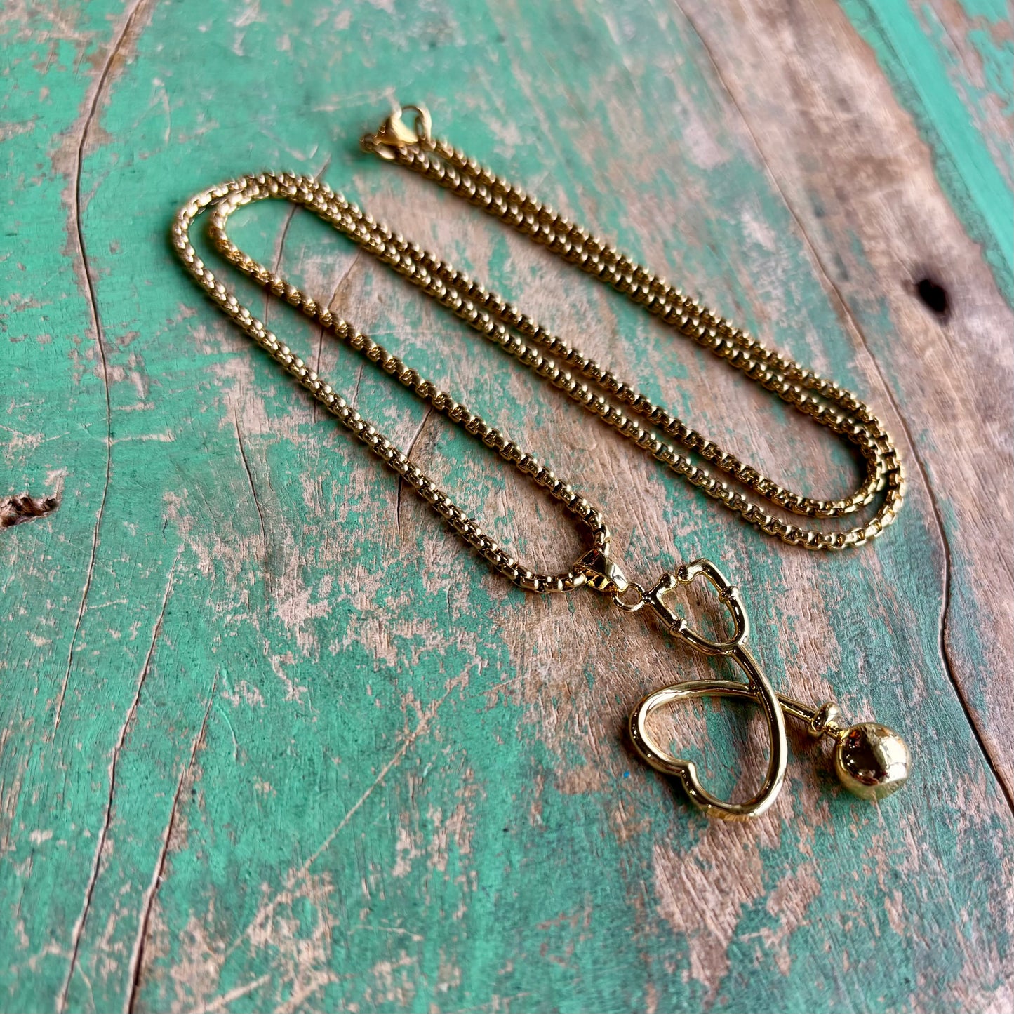 Stethoscope Love Necklace