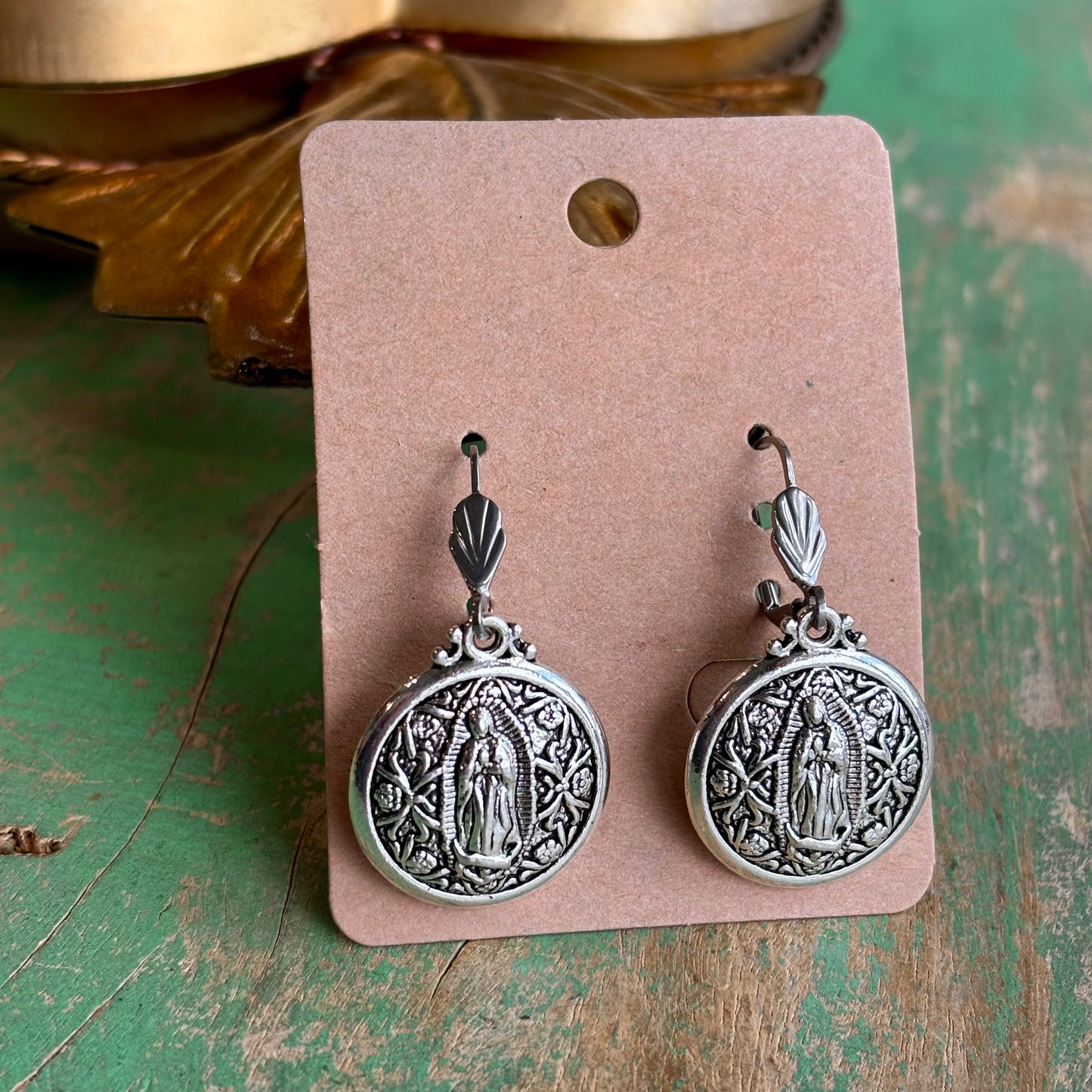 Bubble Virgencita Earrings