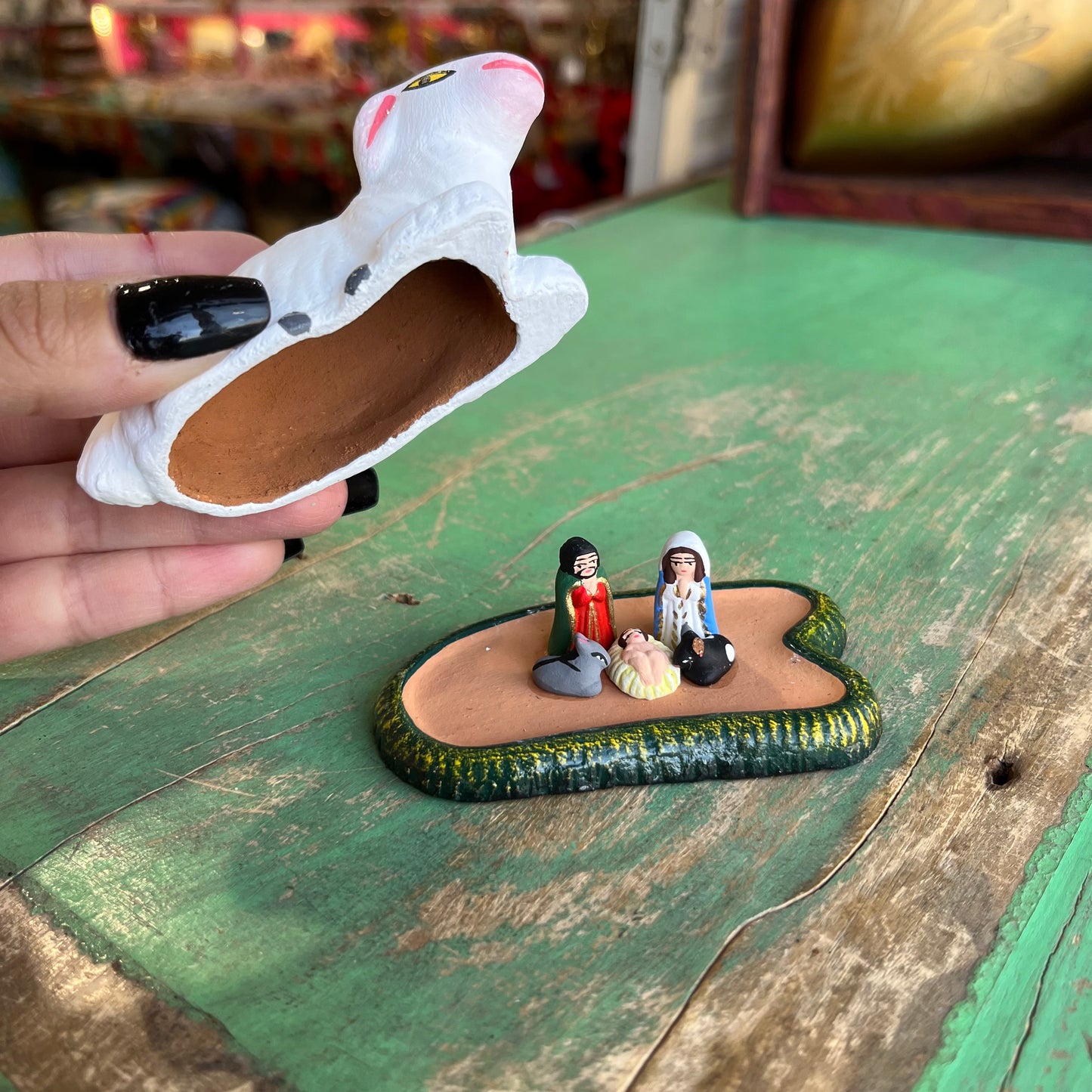 Surprise Mini Nativity Under Lamb Cover
