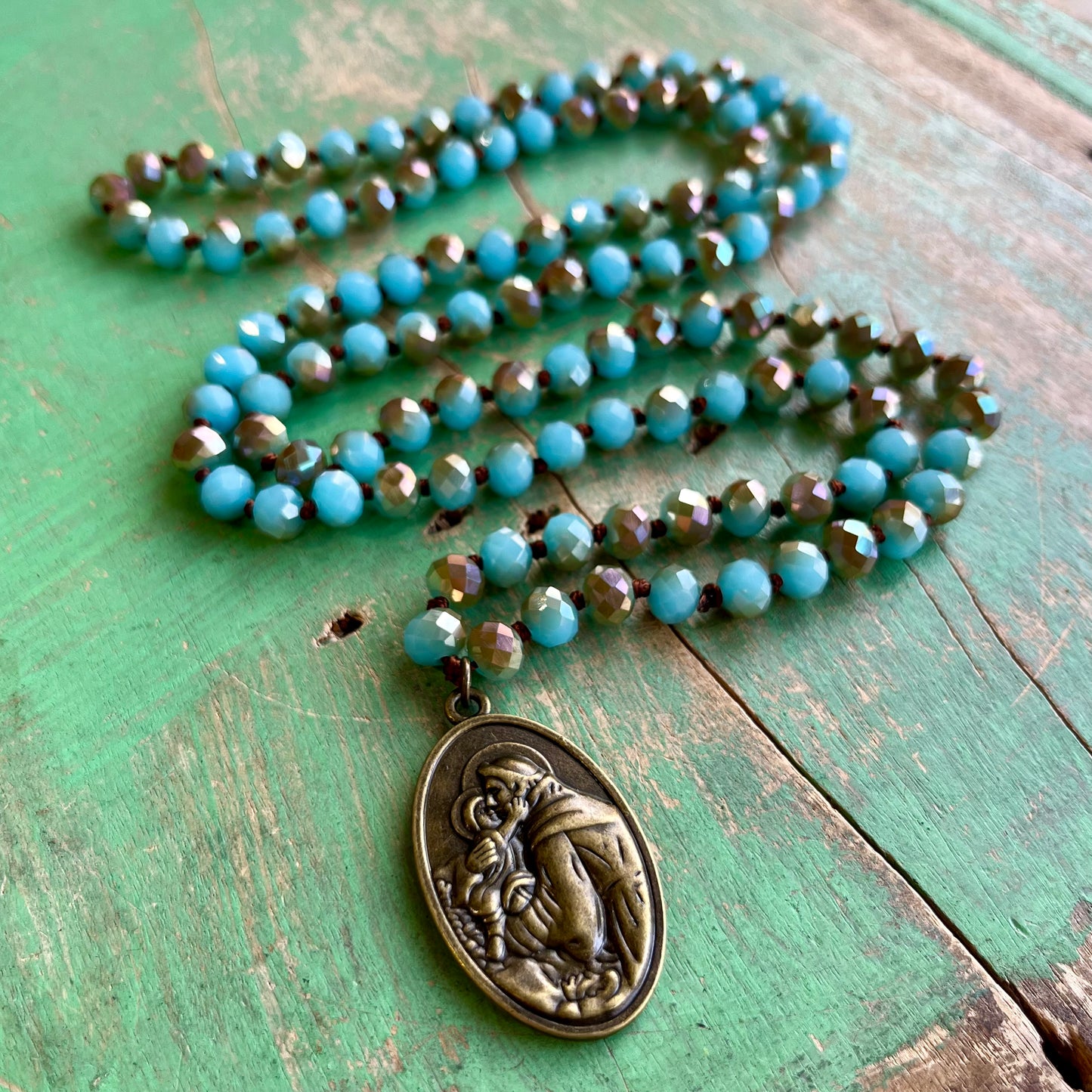 Long Crystal Faith Necklaces