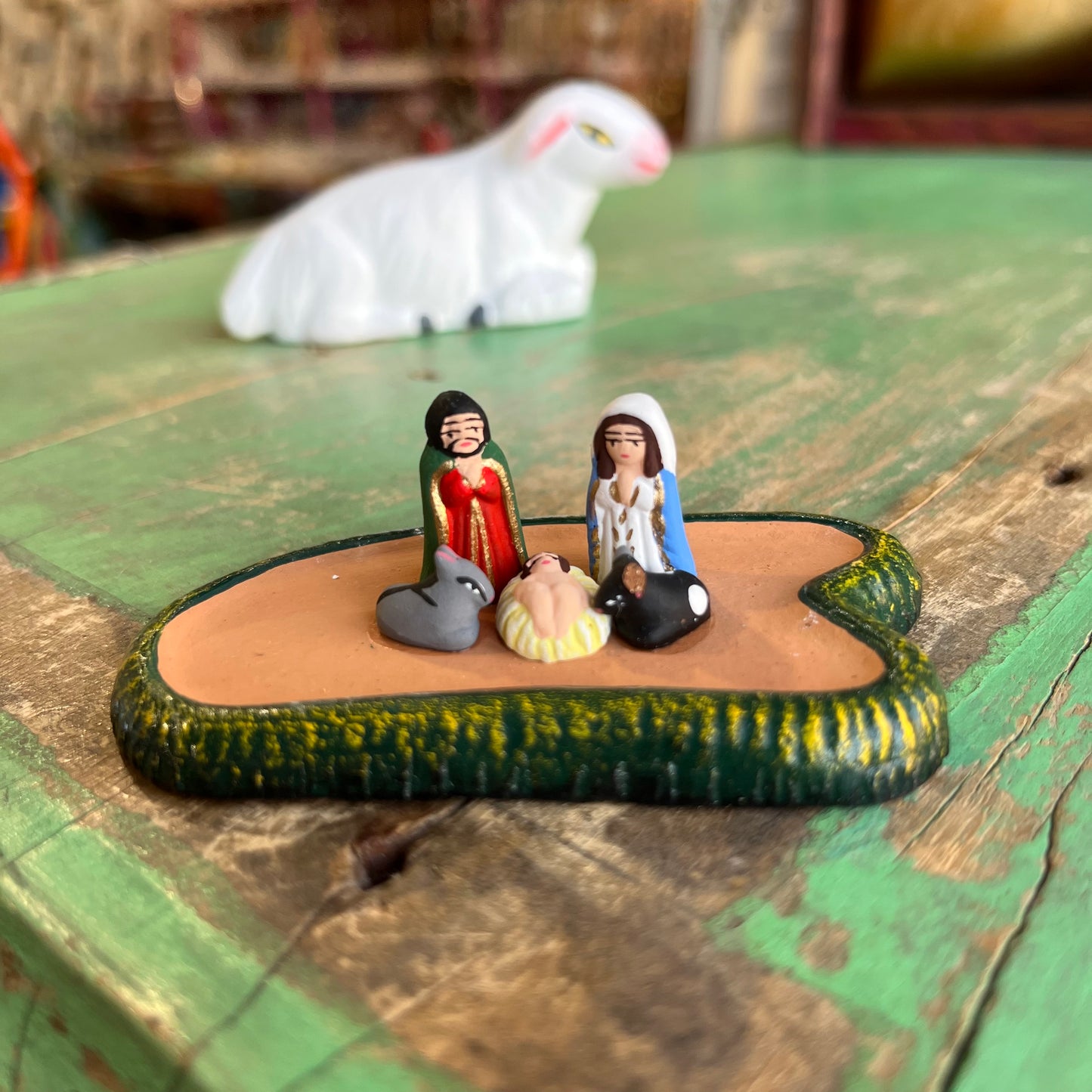 Surprise Mini Nativity Under Lamb Cover