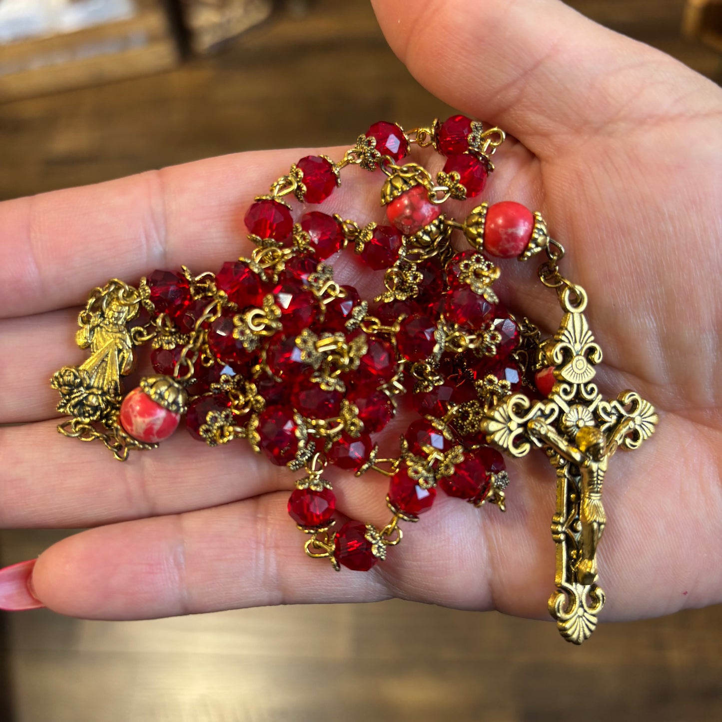 Divine Mercy Red Rosary