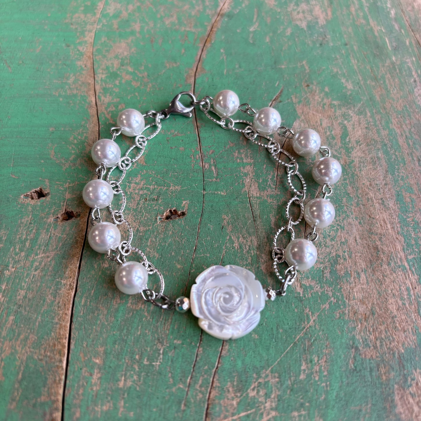 Lady's Rose Necklace, Bracelet or Earrings