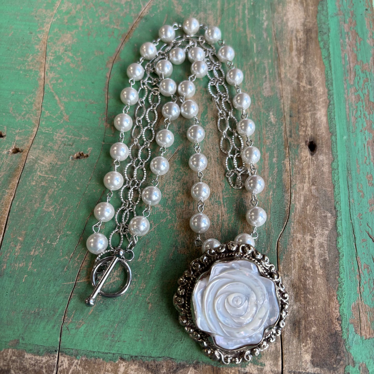 Lady's Rose Necklace, Bracelet or Earrings