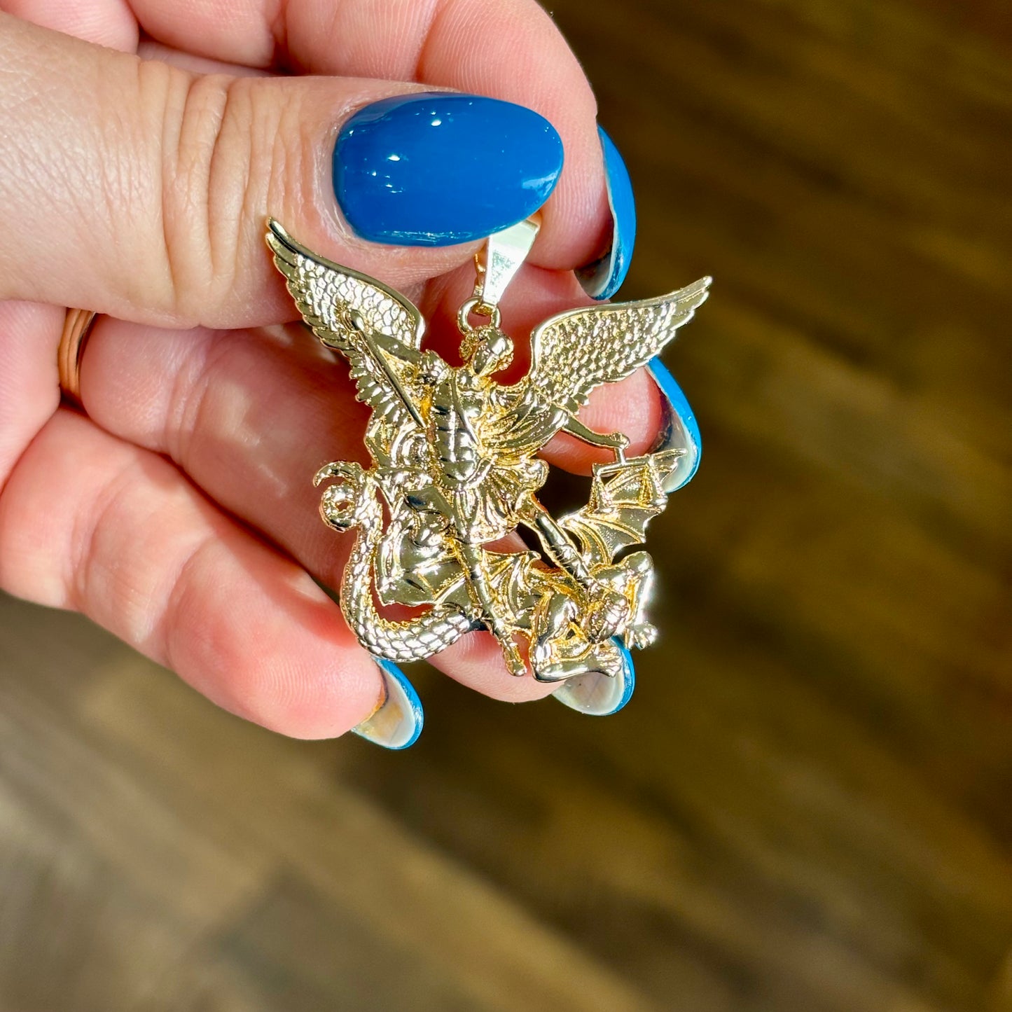Big Gold Plated Pendants