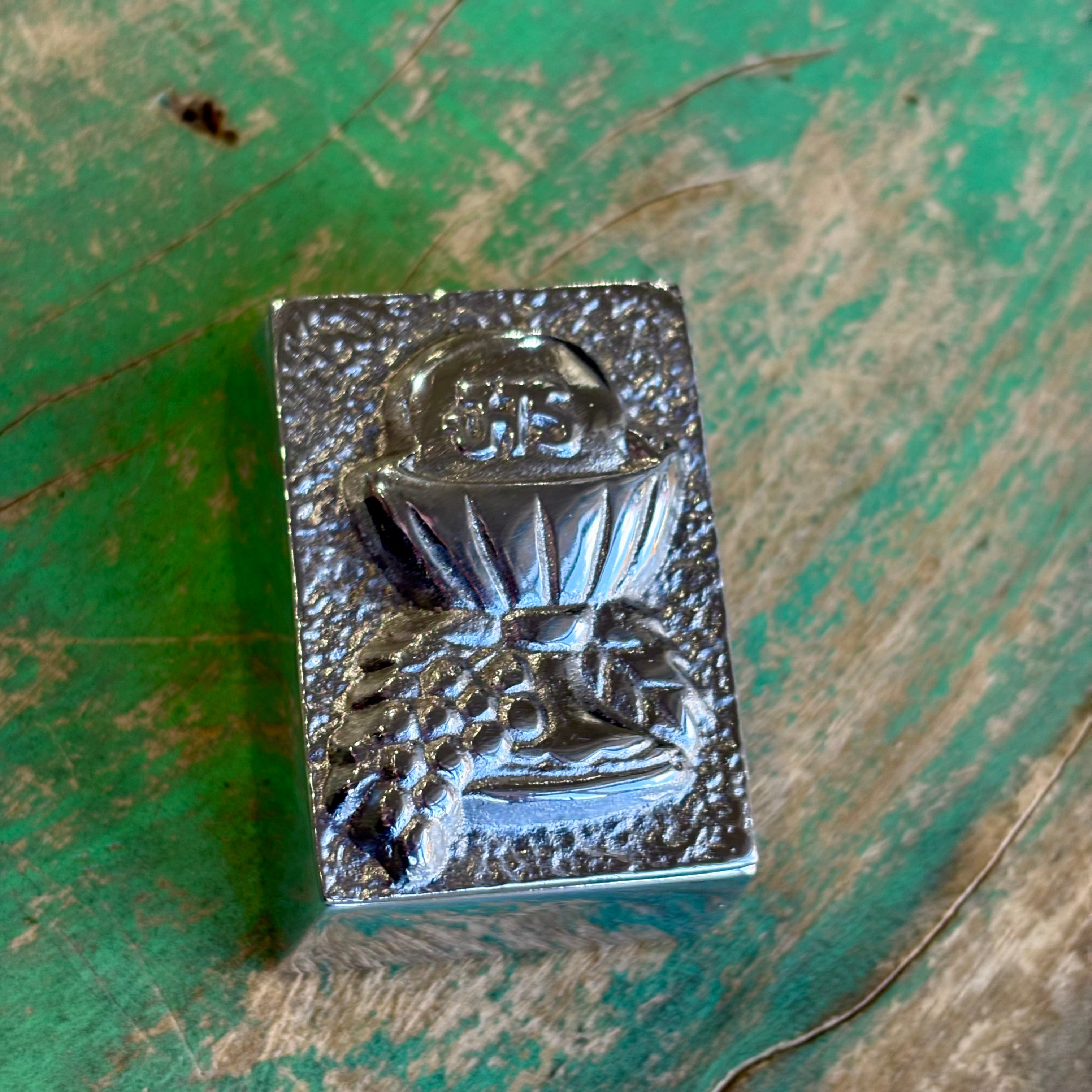 Pewter Mini Communion Box