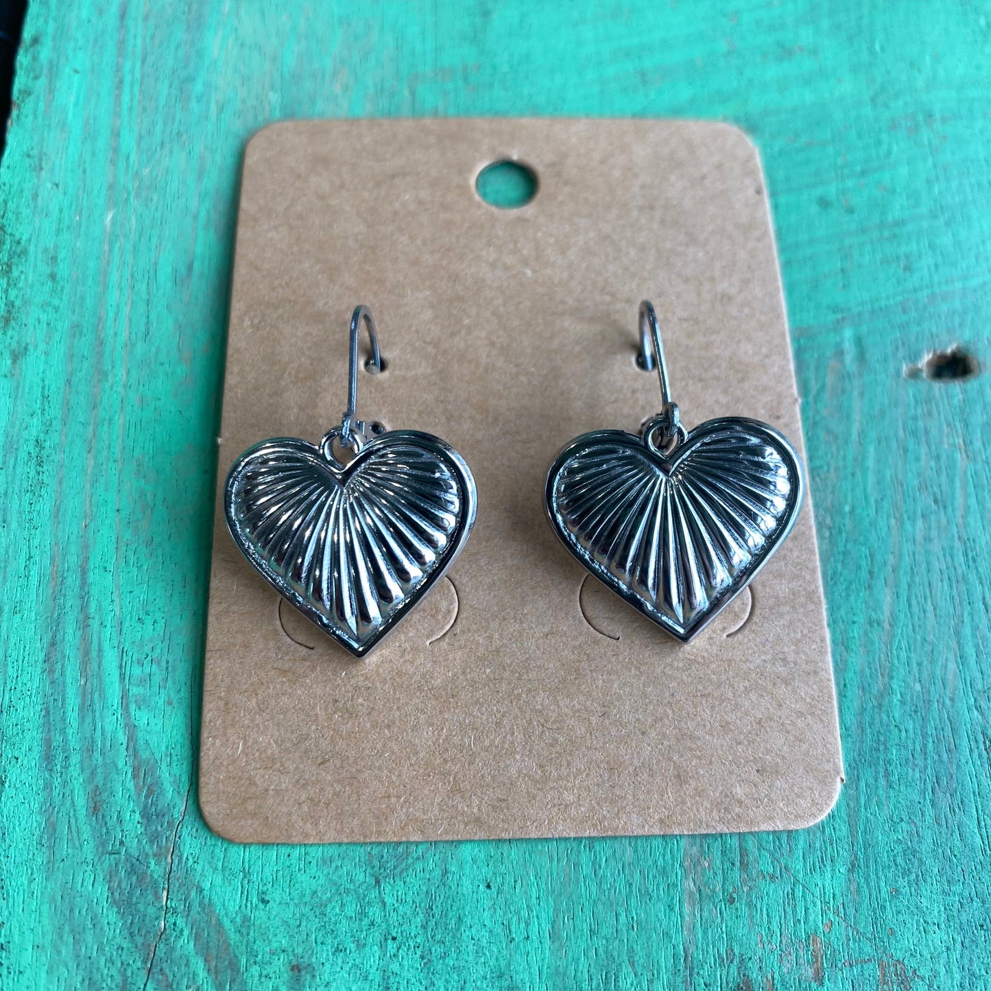 Shell Heart Necklace, Bracelet, and Earrings