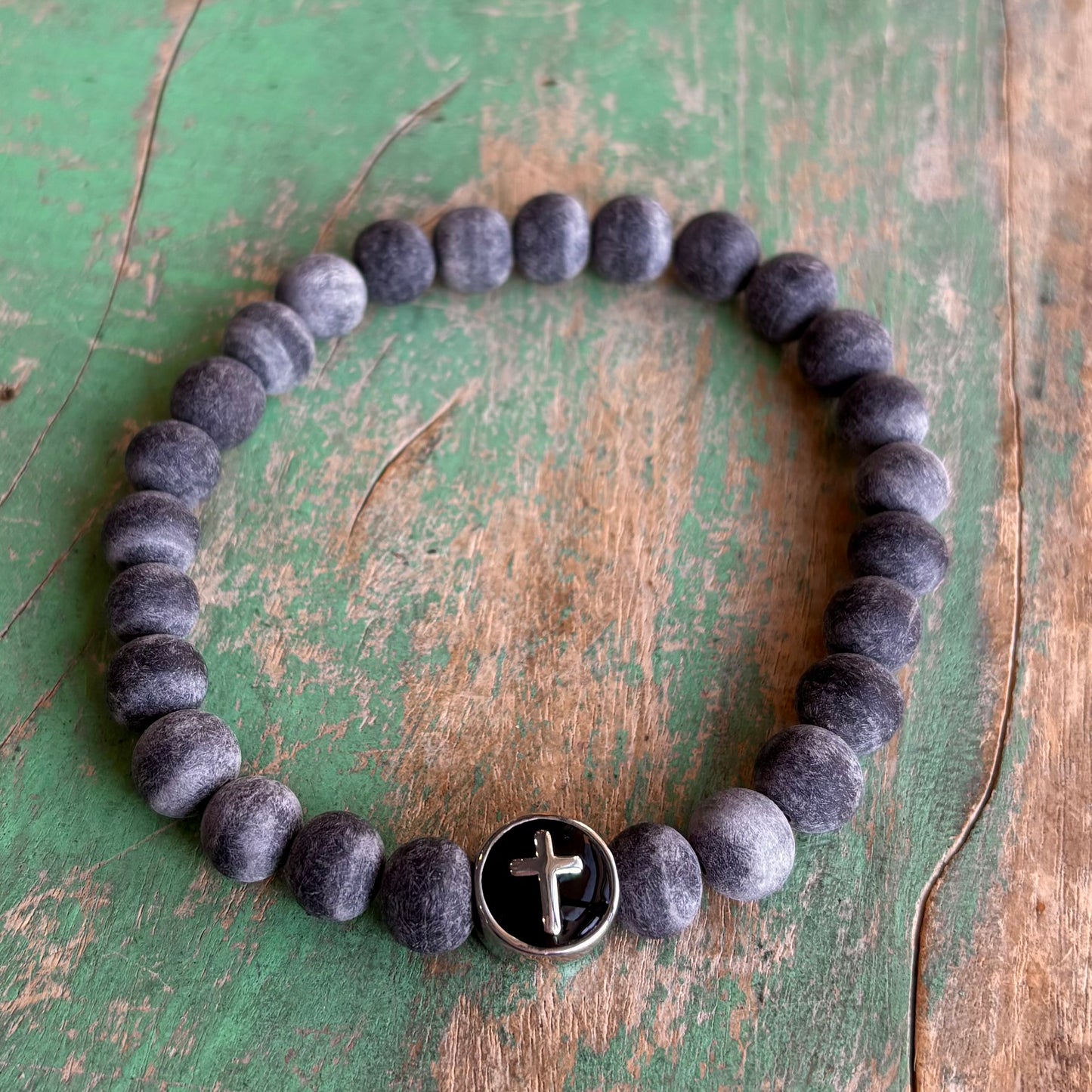 Buffalo Horn Faith Bracelet