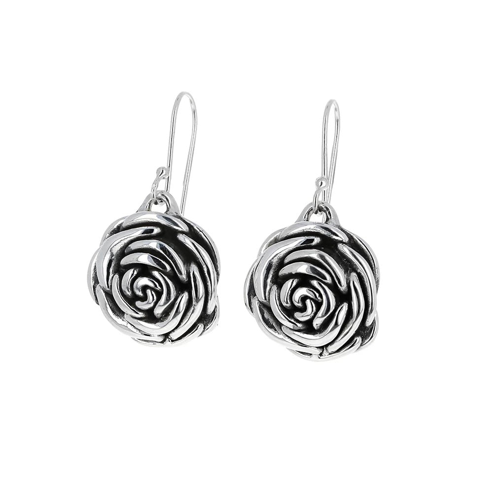 Sterling Silver Seven Rose Bud Bracelet or Earrings