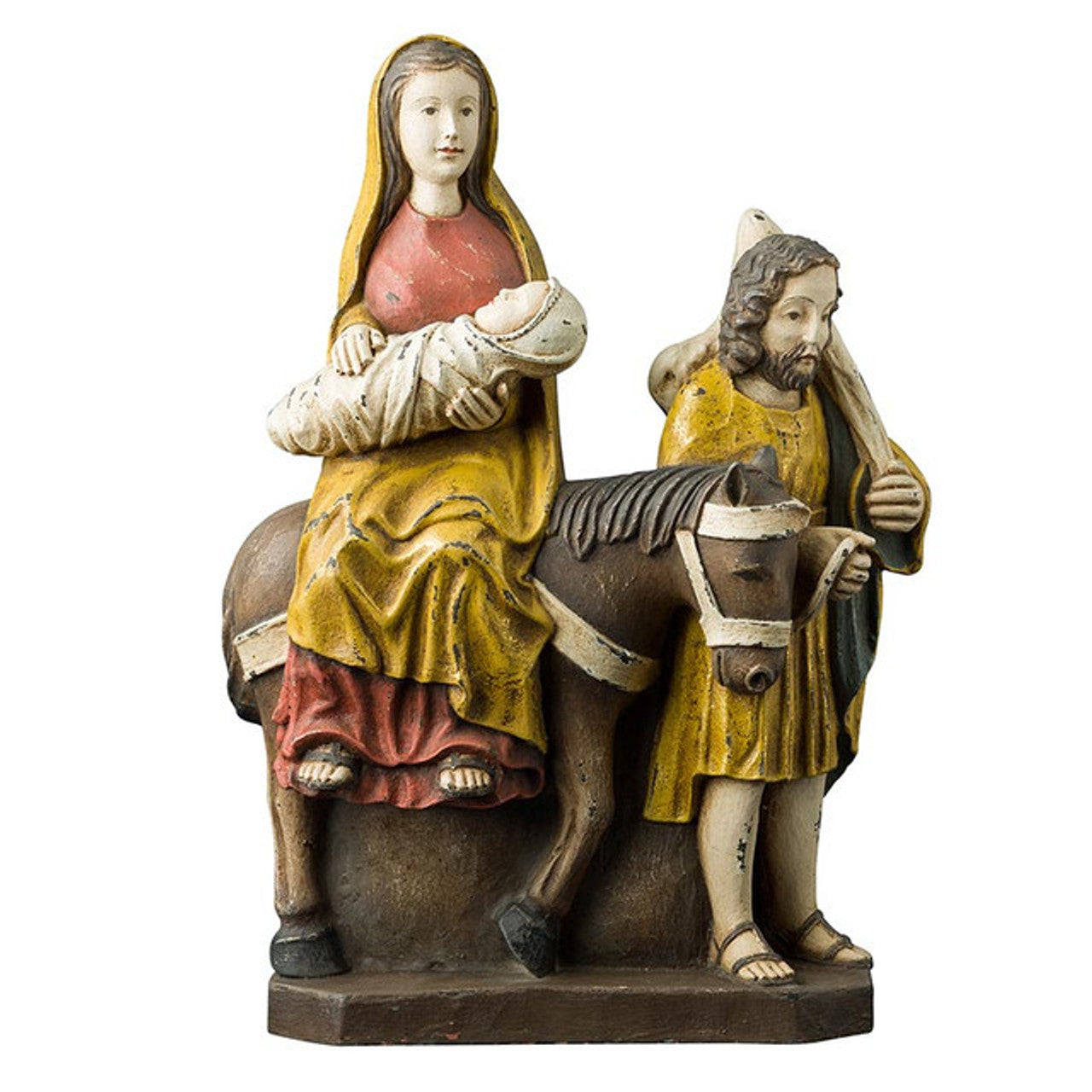 Vintage Inspired Flight Into Egypt Statue