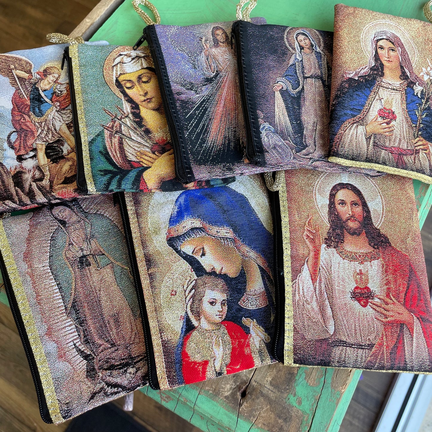 Large Saint Rosary Pouch