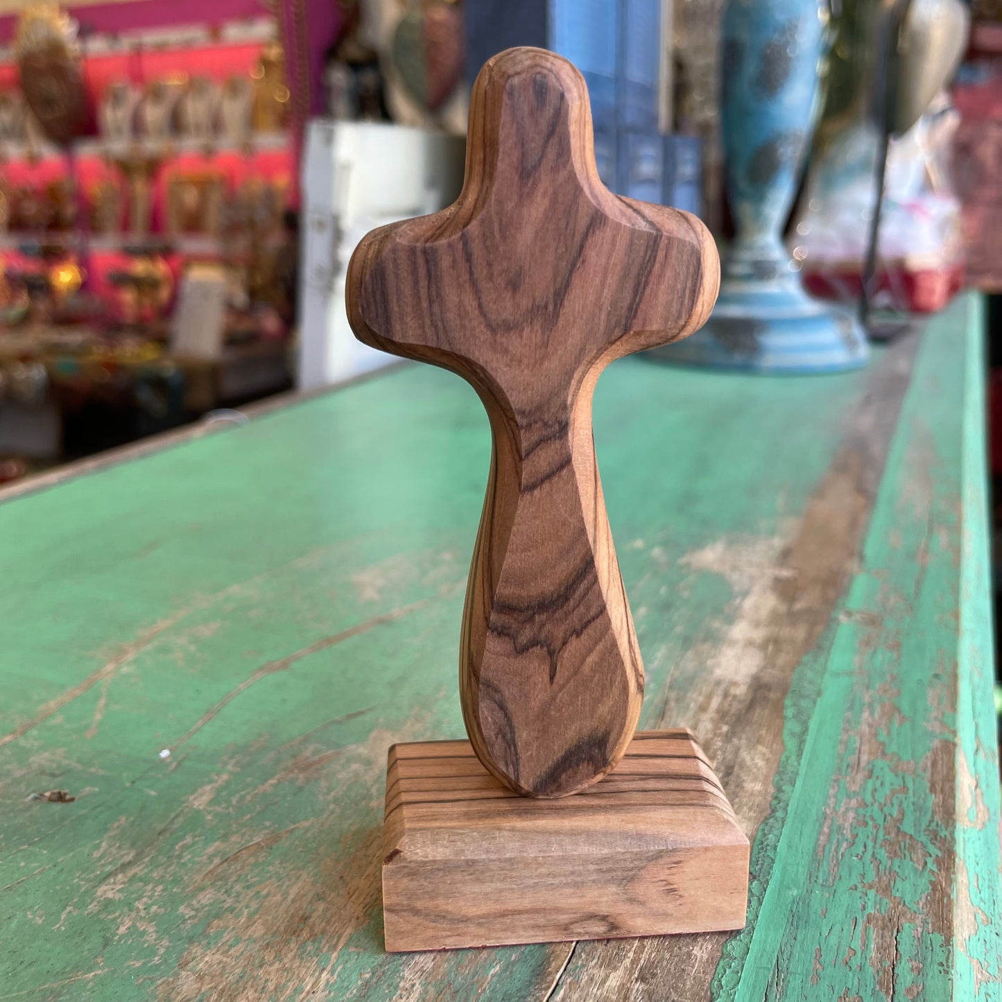 Wood Standing Hand Cross