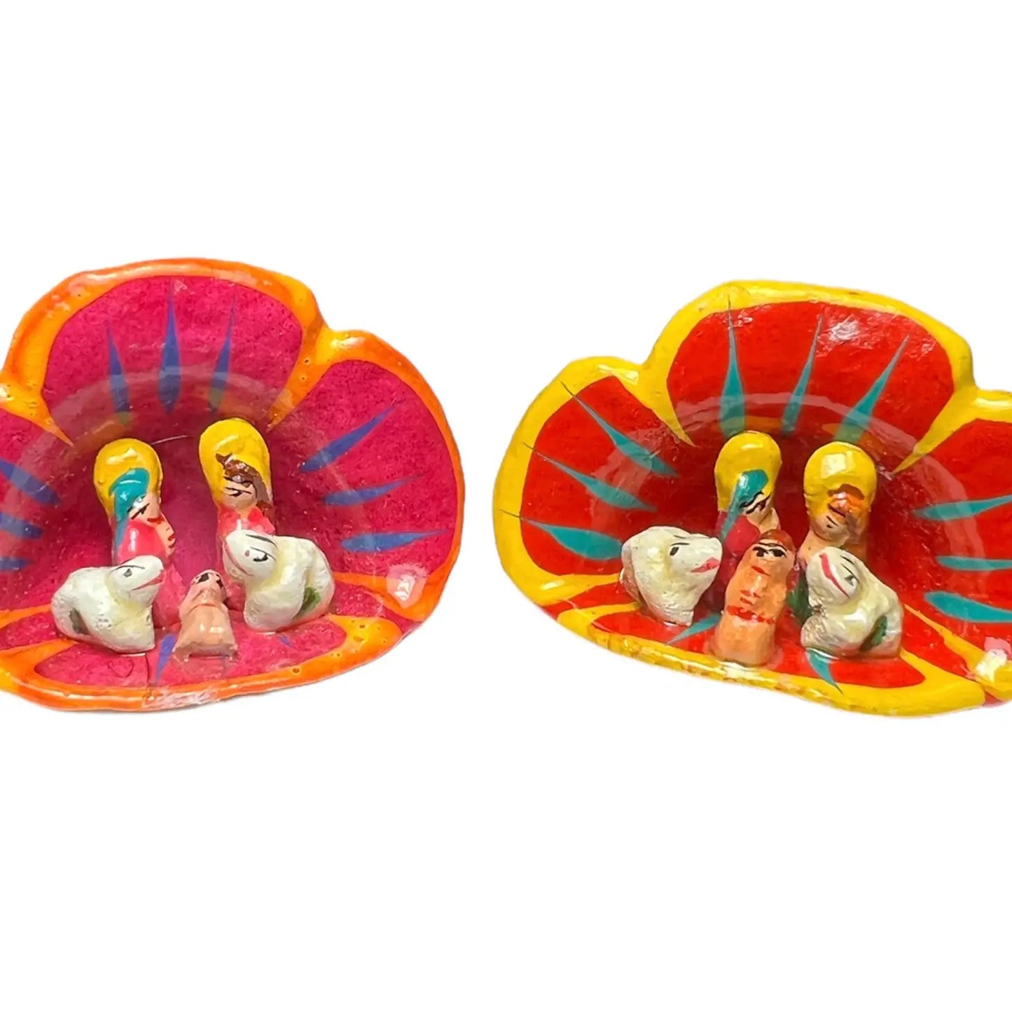 Tocto Flower Nativity Retablo
