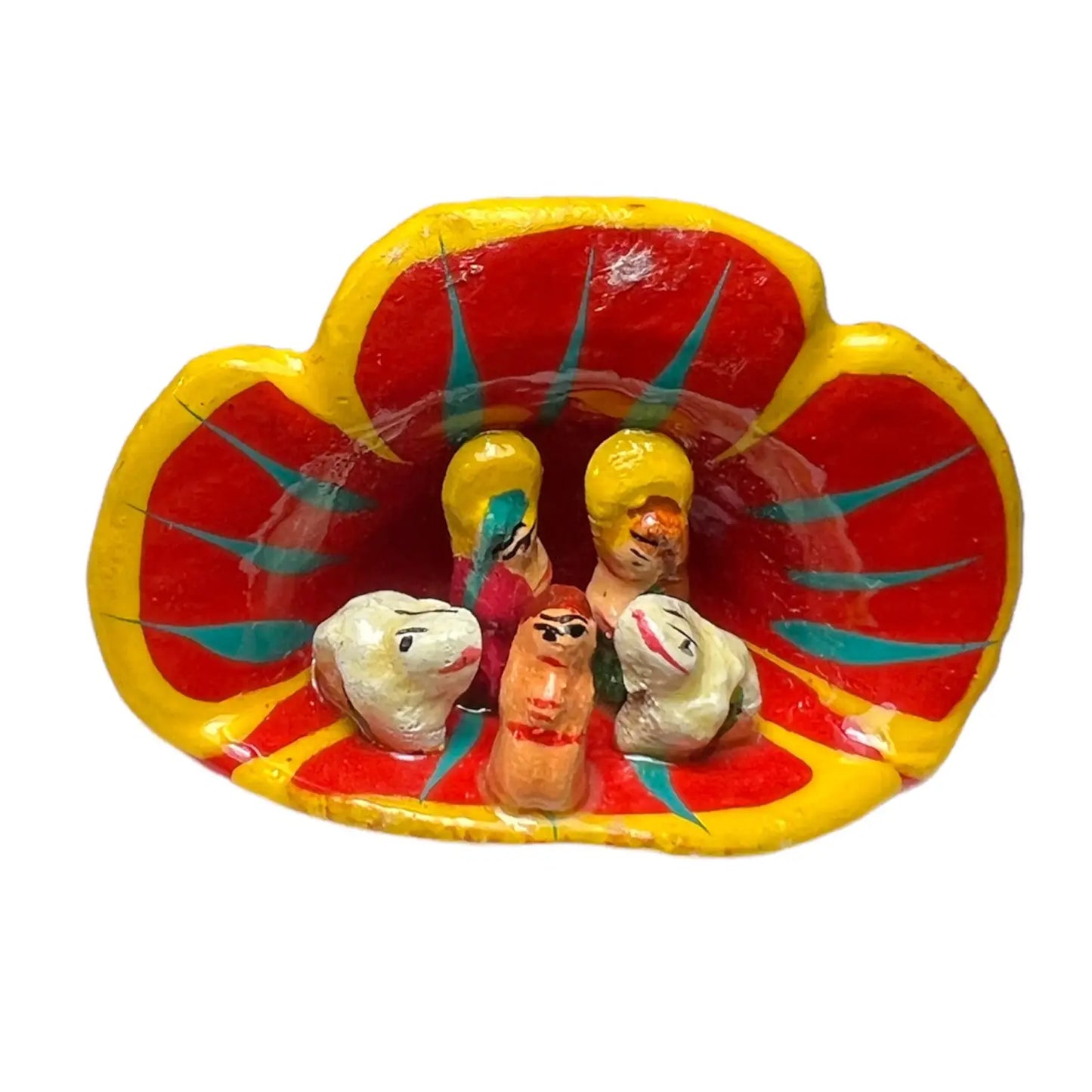 Tocto Flower Nativity Retablo