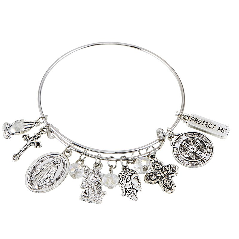 Protection Charm Bangle