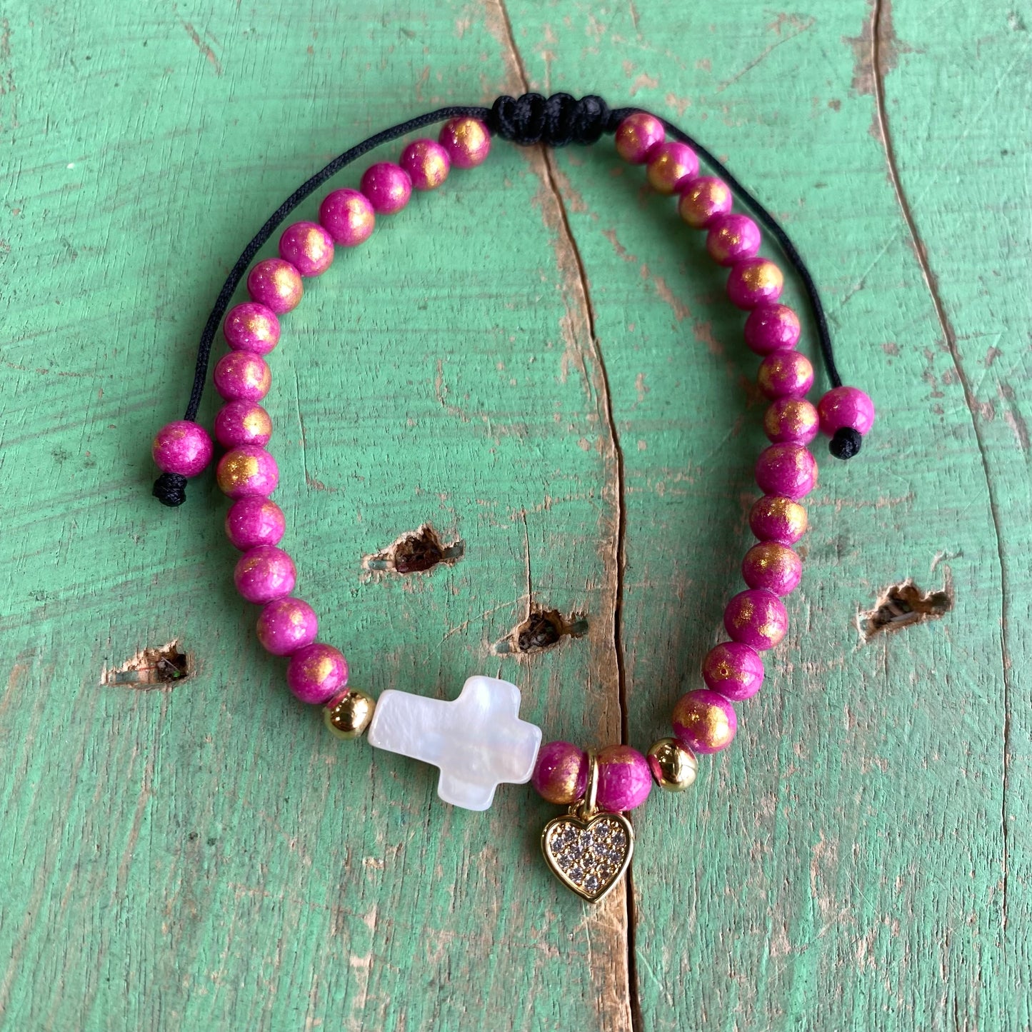 Pink Prayers Bracelet