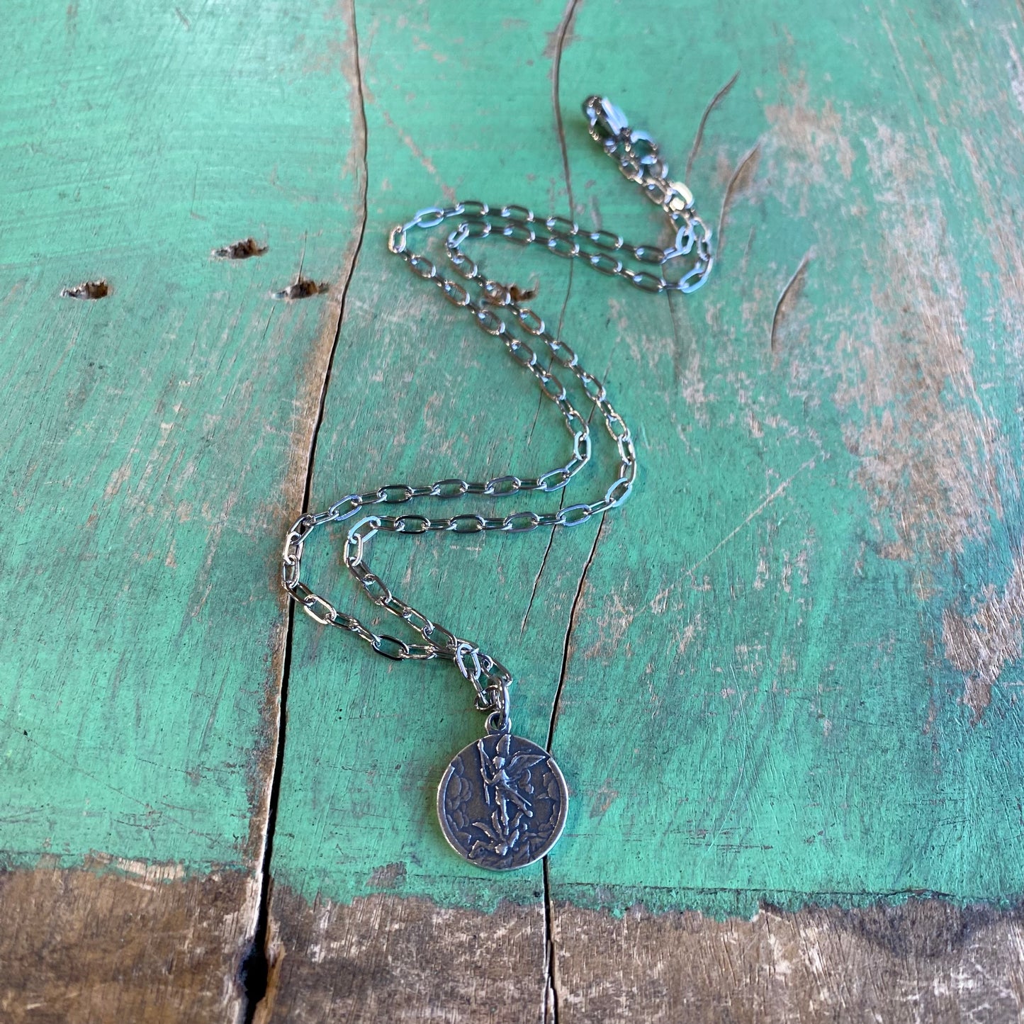 St Michael/Guardian Angel Protection Necklace