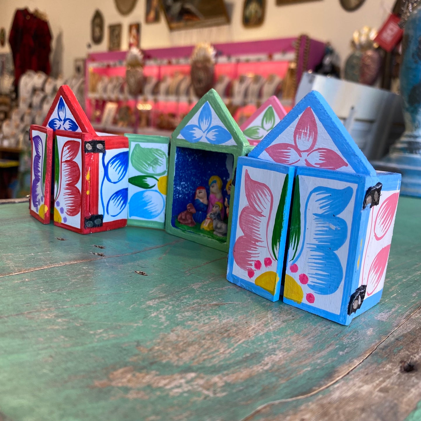 Small Nativity Retablo Box
