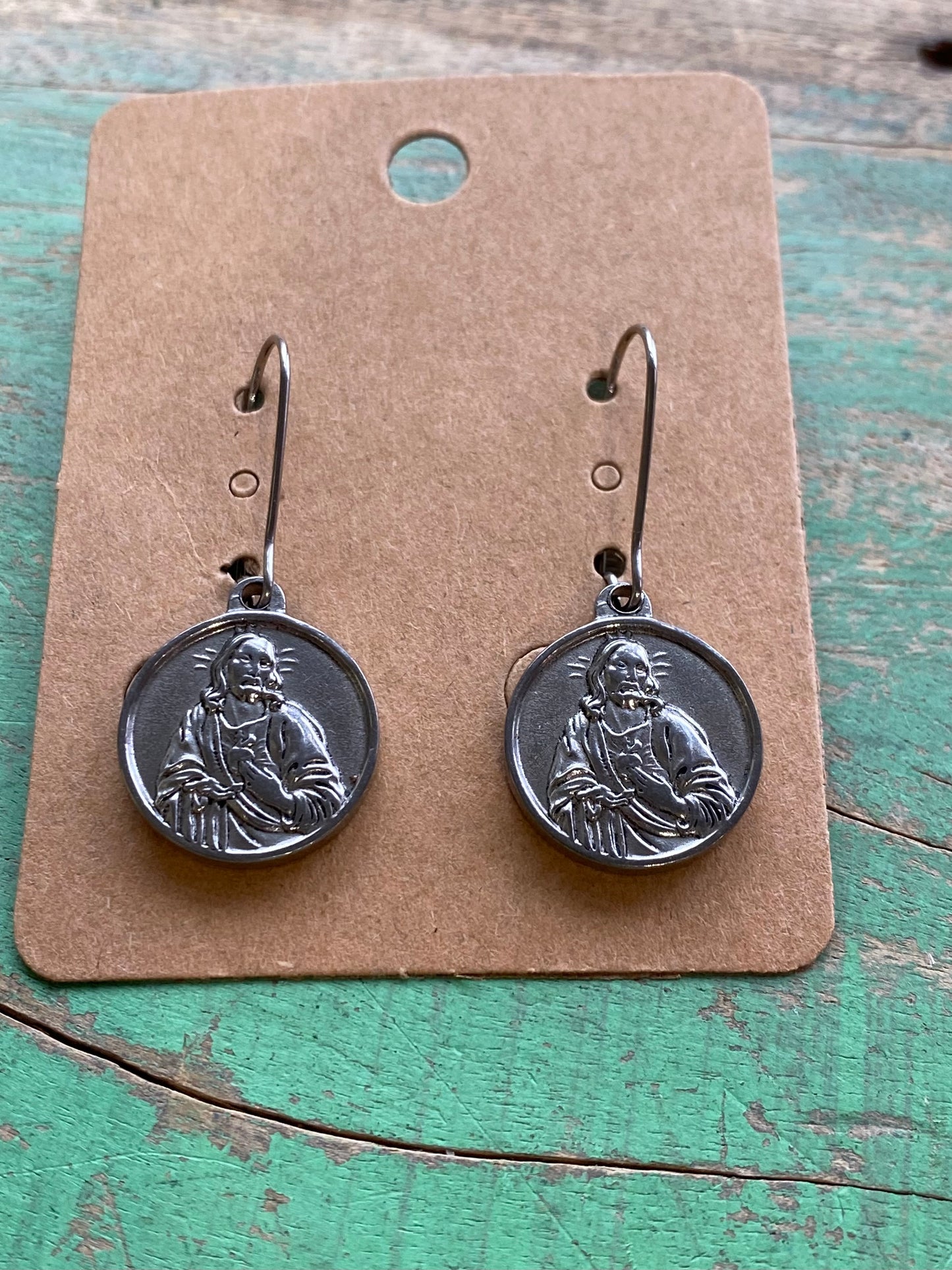 Sacred Heart of Jesus Earrings