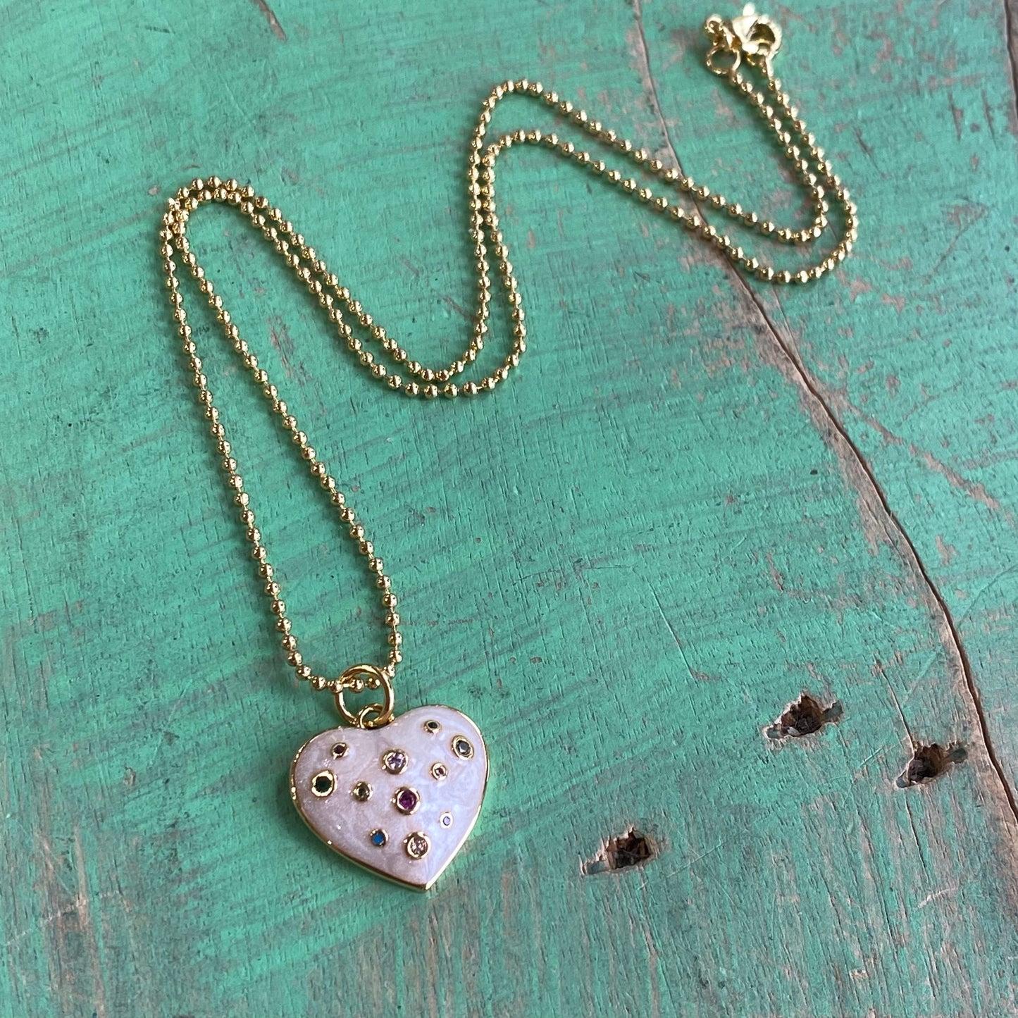 Heart For God Necklace and Earrings