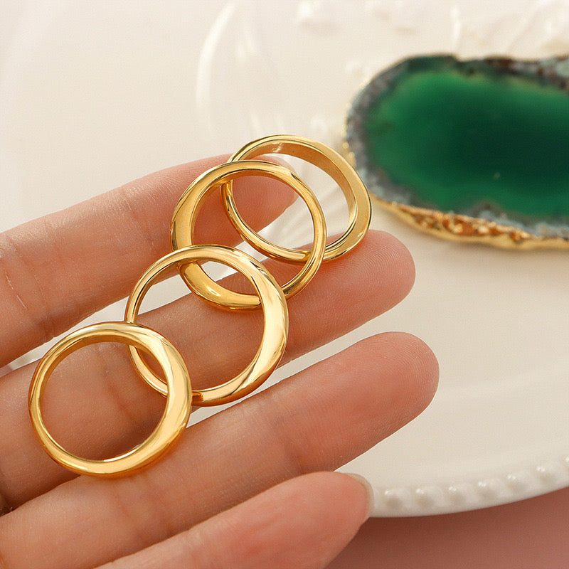 Gold Stainless Steel Guard Band