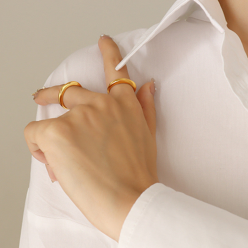 Gold Stainless Steel Guard Band