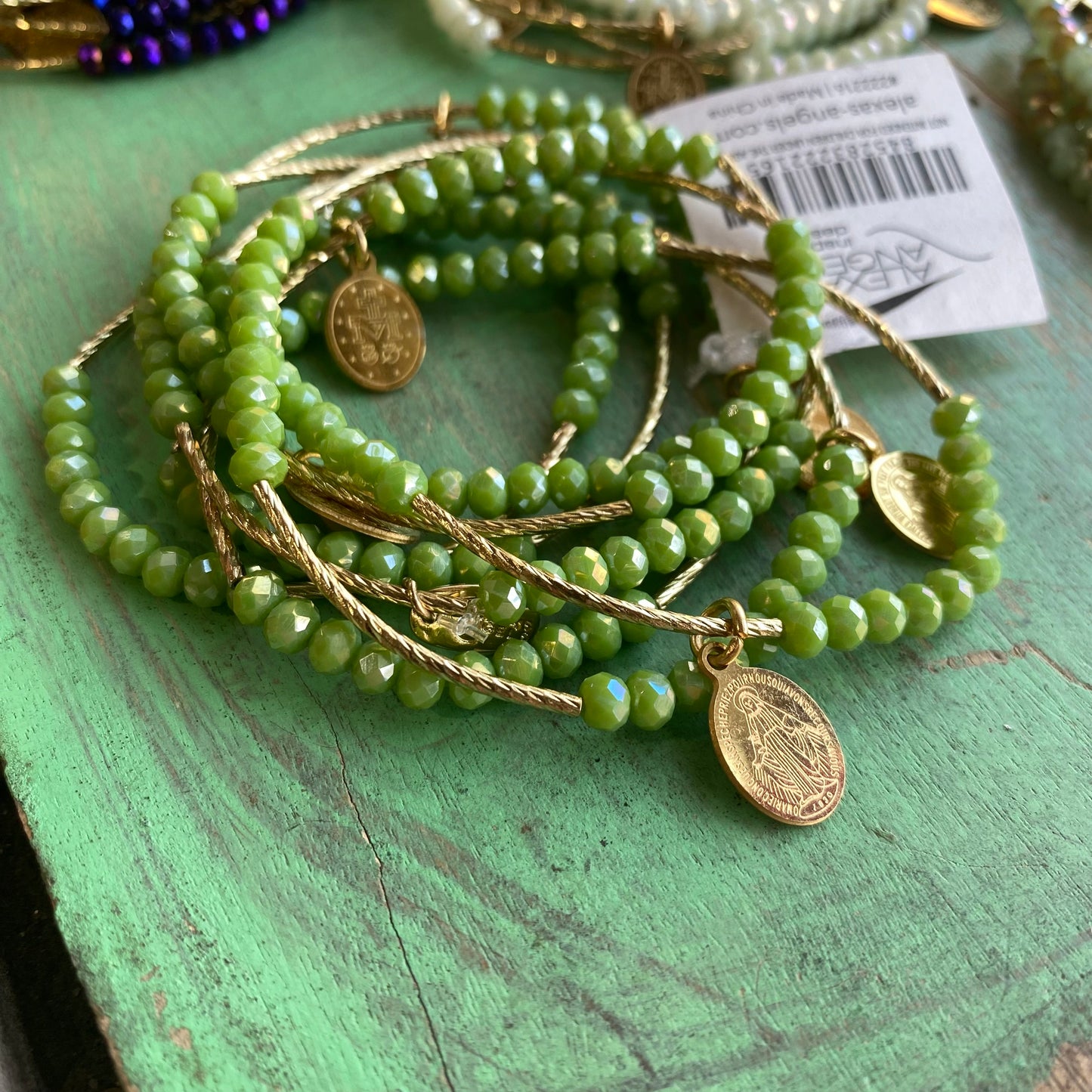 Gold Crystal Miraculous Protection Wrap Necklace or Bracelet