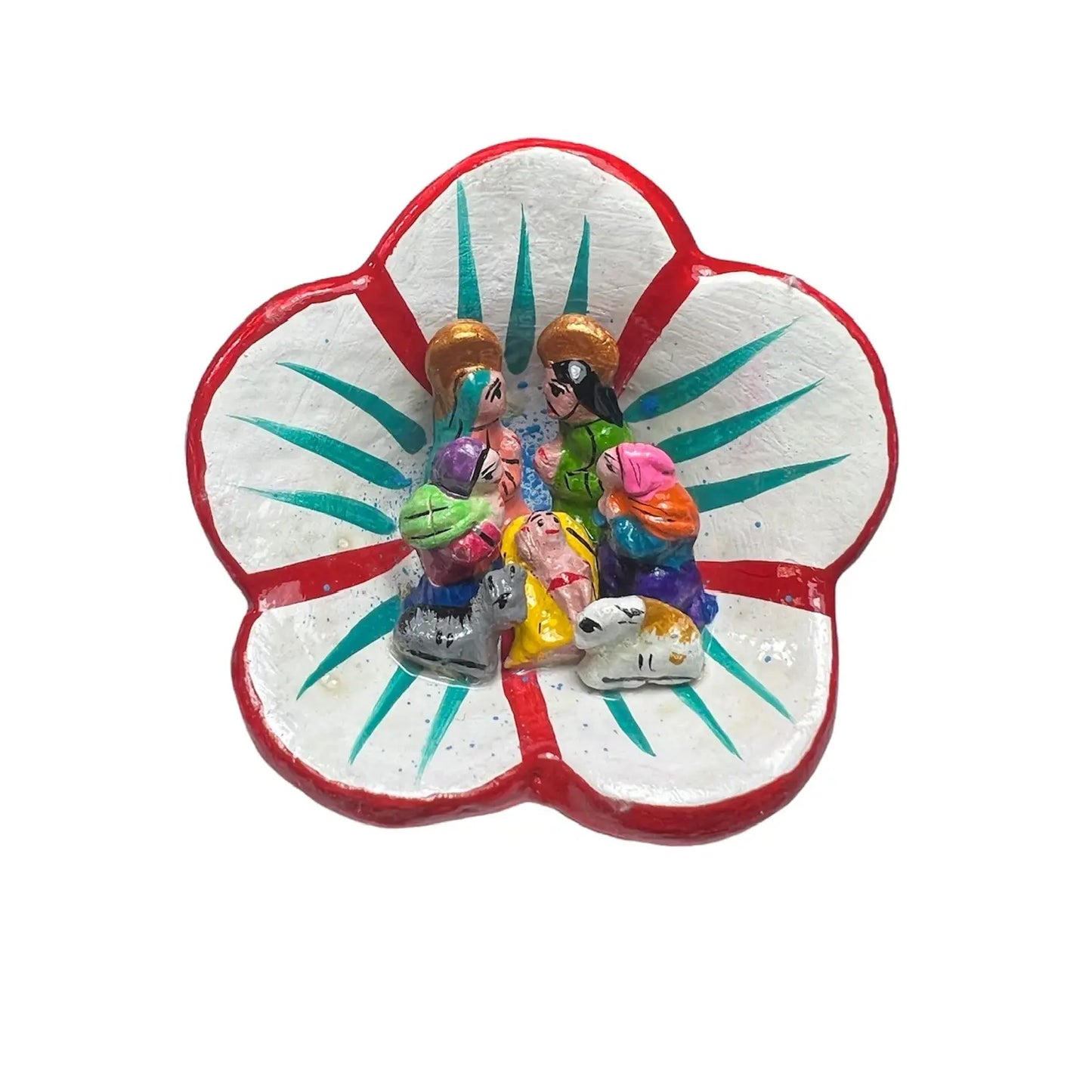 Tocto Flower Nativity Retablo