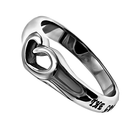 "Greatest Love" Mini Heart Ring