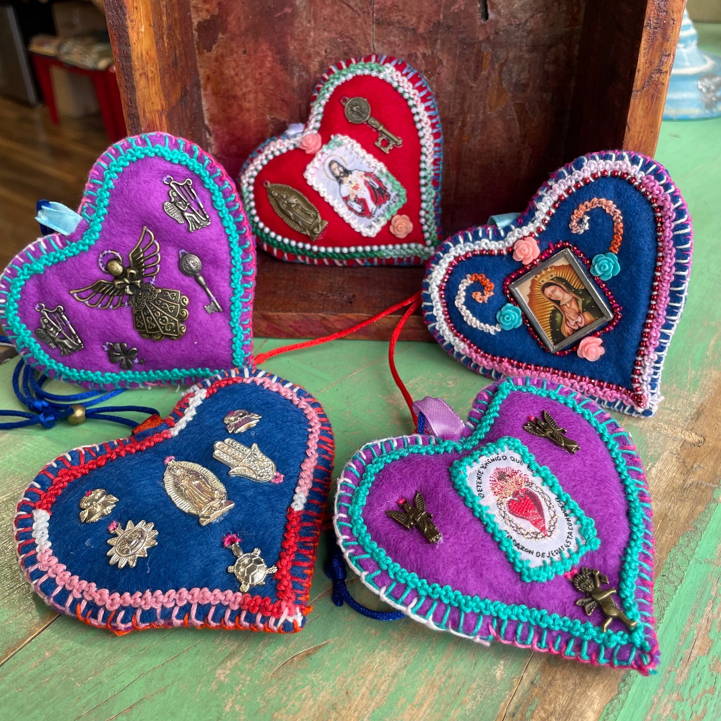 Felt Hearts