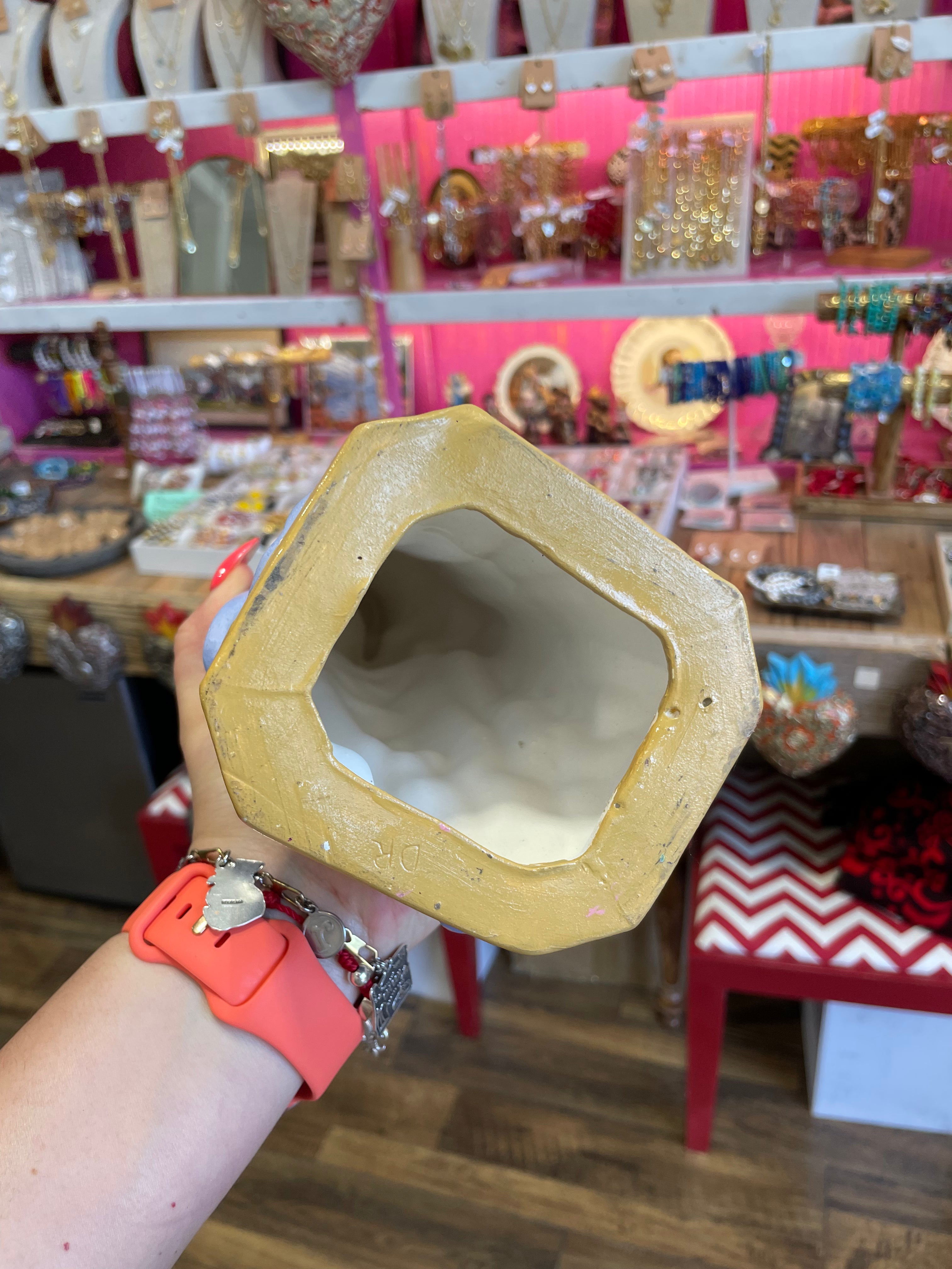 Ceramic Madonna and Child Statue