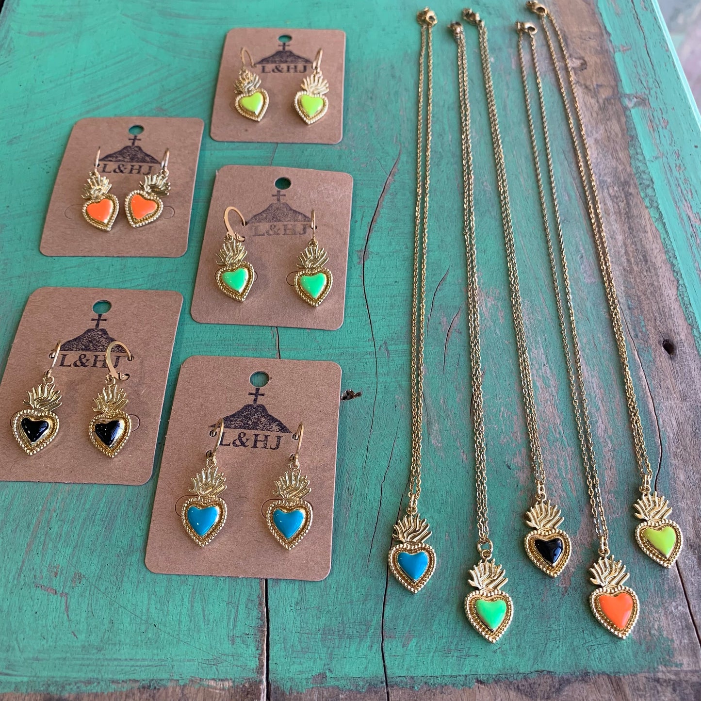 Neon Sacred Heart Set