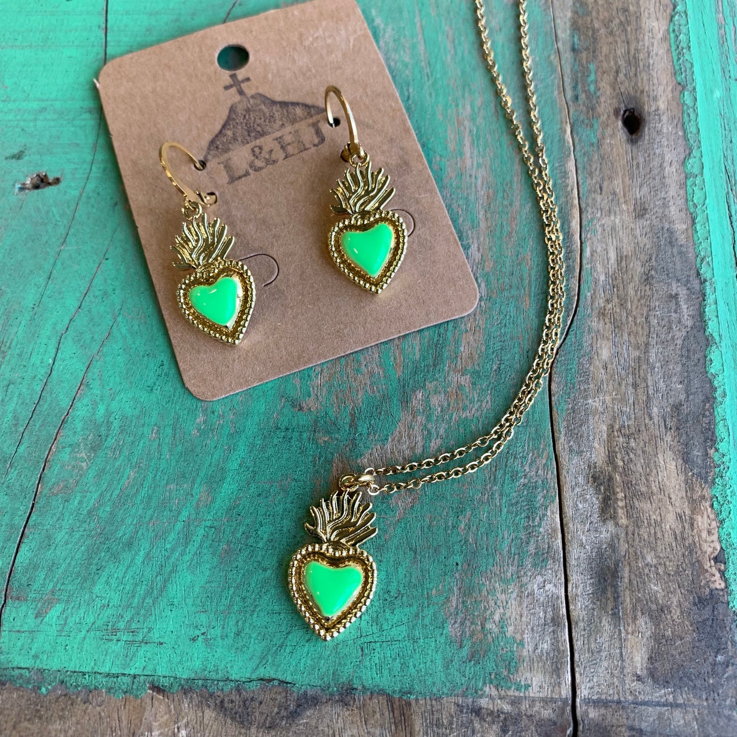 Neon Sacred Heart Set