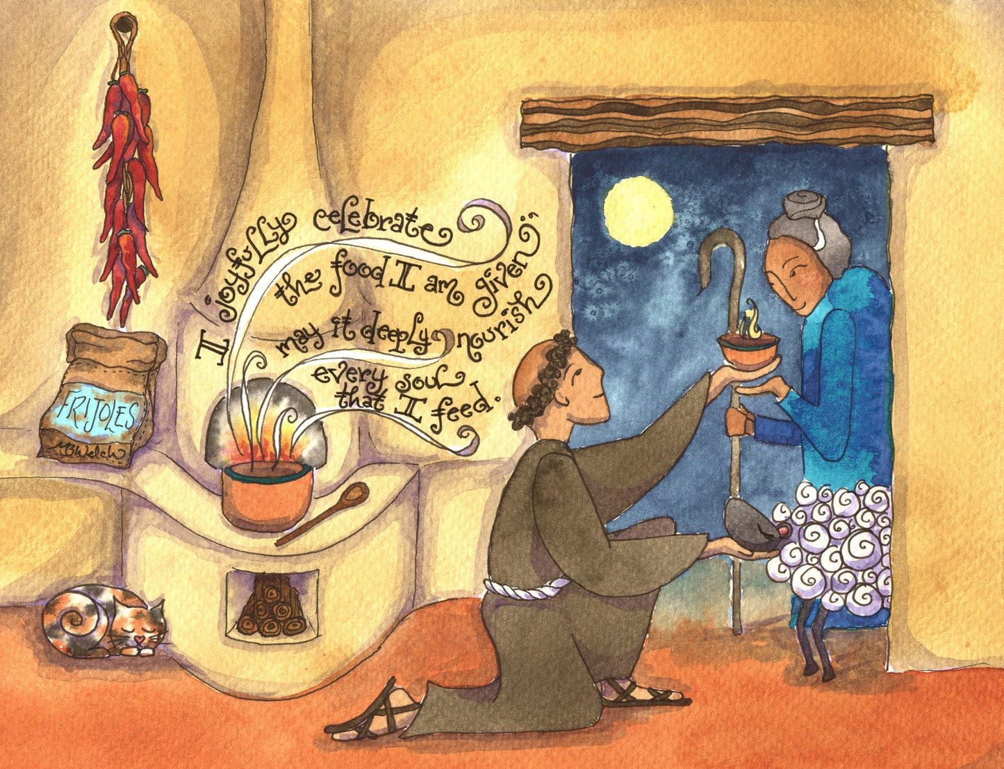 San Pasqual, Patron of Cooks Artwork