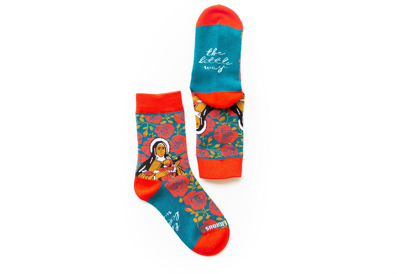 Kids St. Thérèse of Lisieux Religious Socks