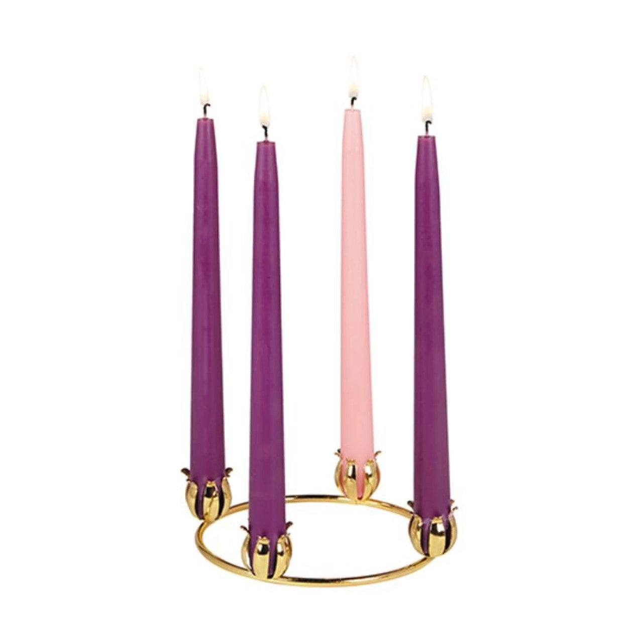 Brass 6" Diamater Advent Wreath